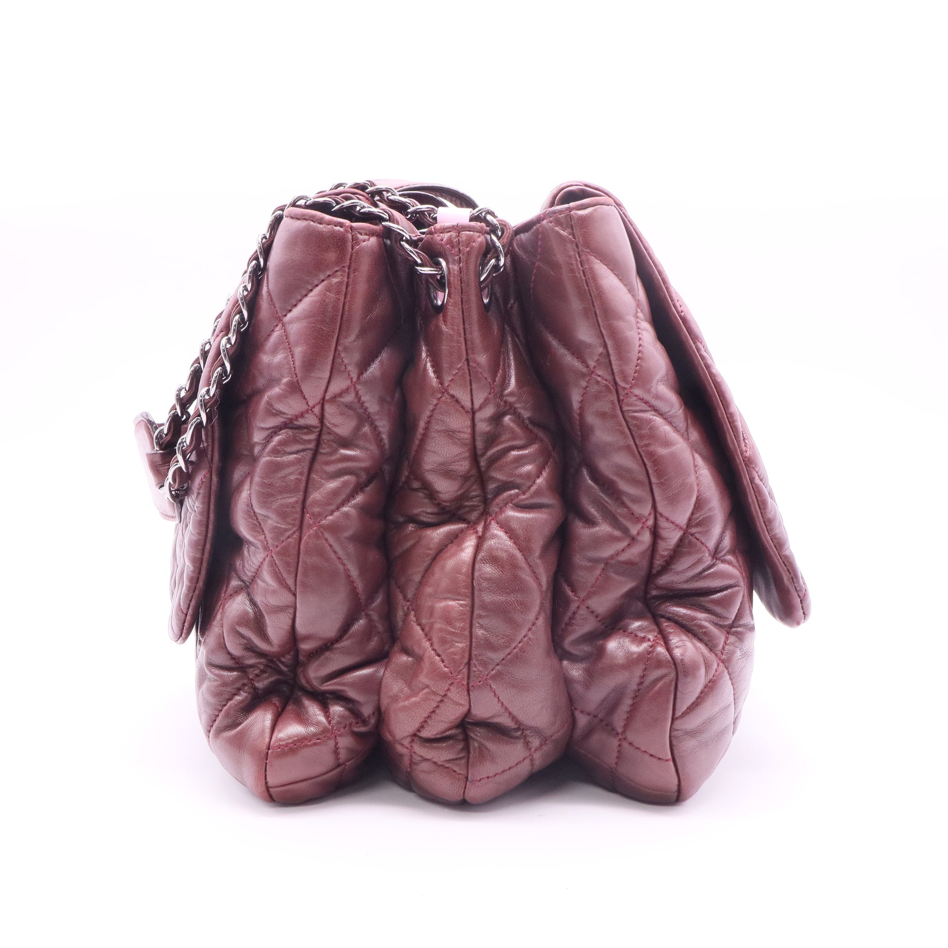 Maxi Quilted Lambskin 3 Tote satchel twins