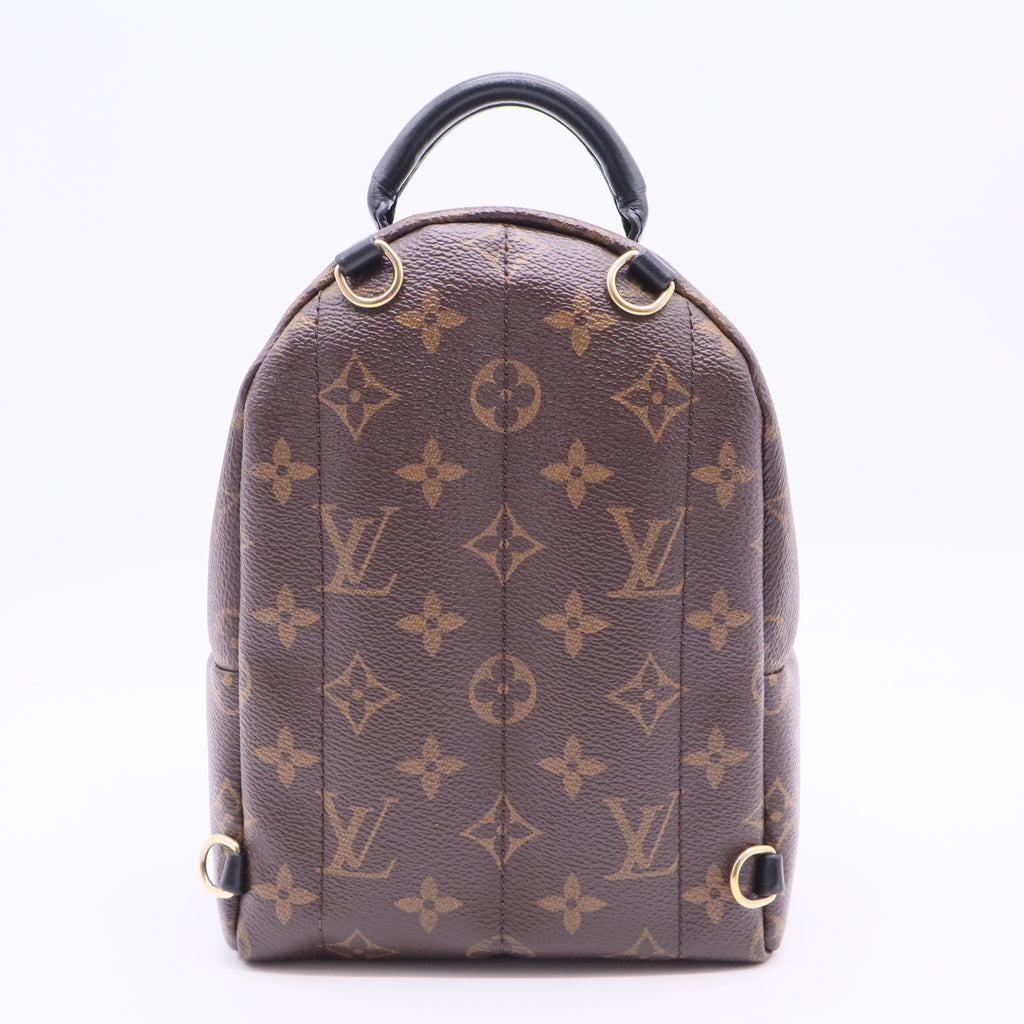 Palm Springs Backpack Monogram Canvas Mini Twins