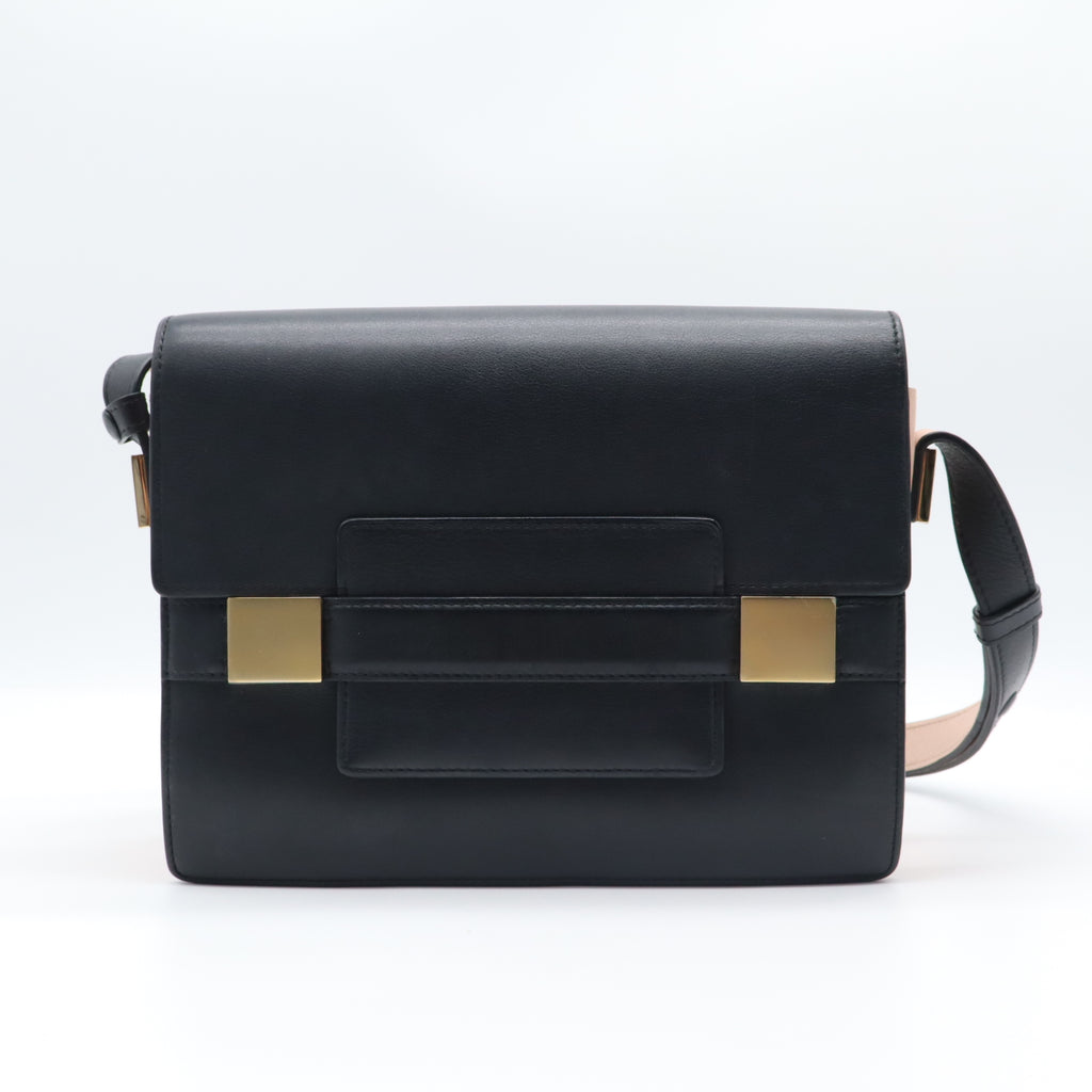 Patent Calfskin Suede PM Madame Shoulder Bag B21591