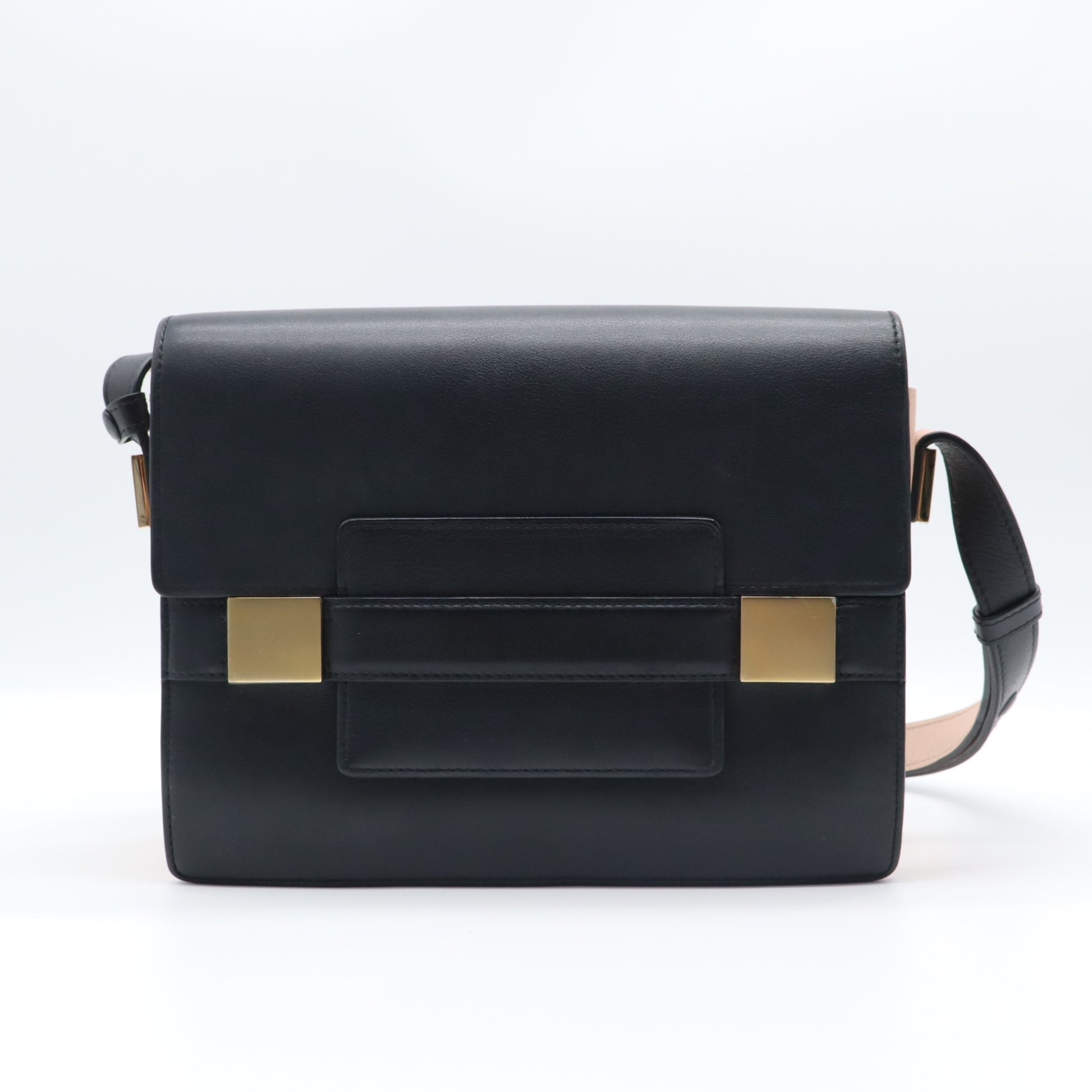 Patent Calfskin Suede PM Madame Shoulder Bag B21591