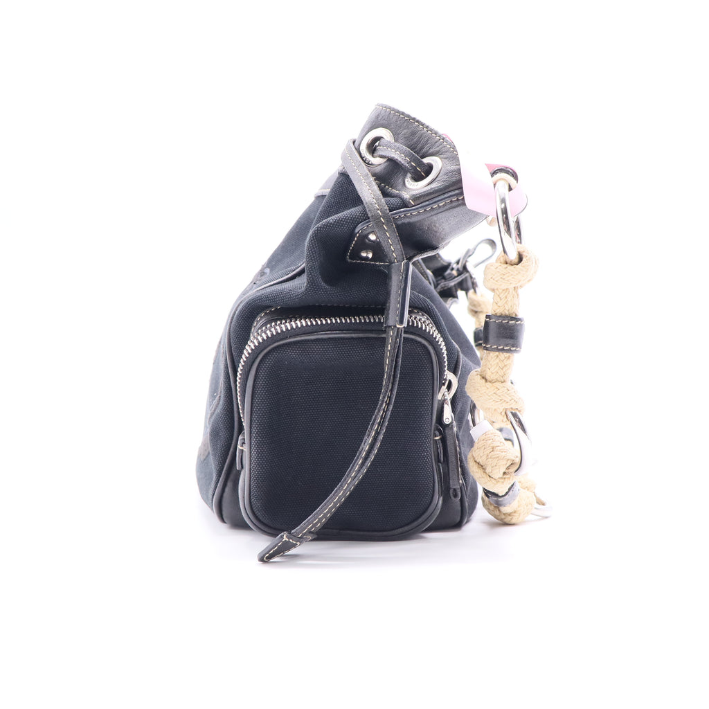 Prada City Calf Leather Shoulder Bag Twins LDJ2863