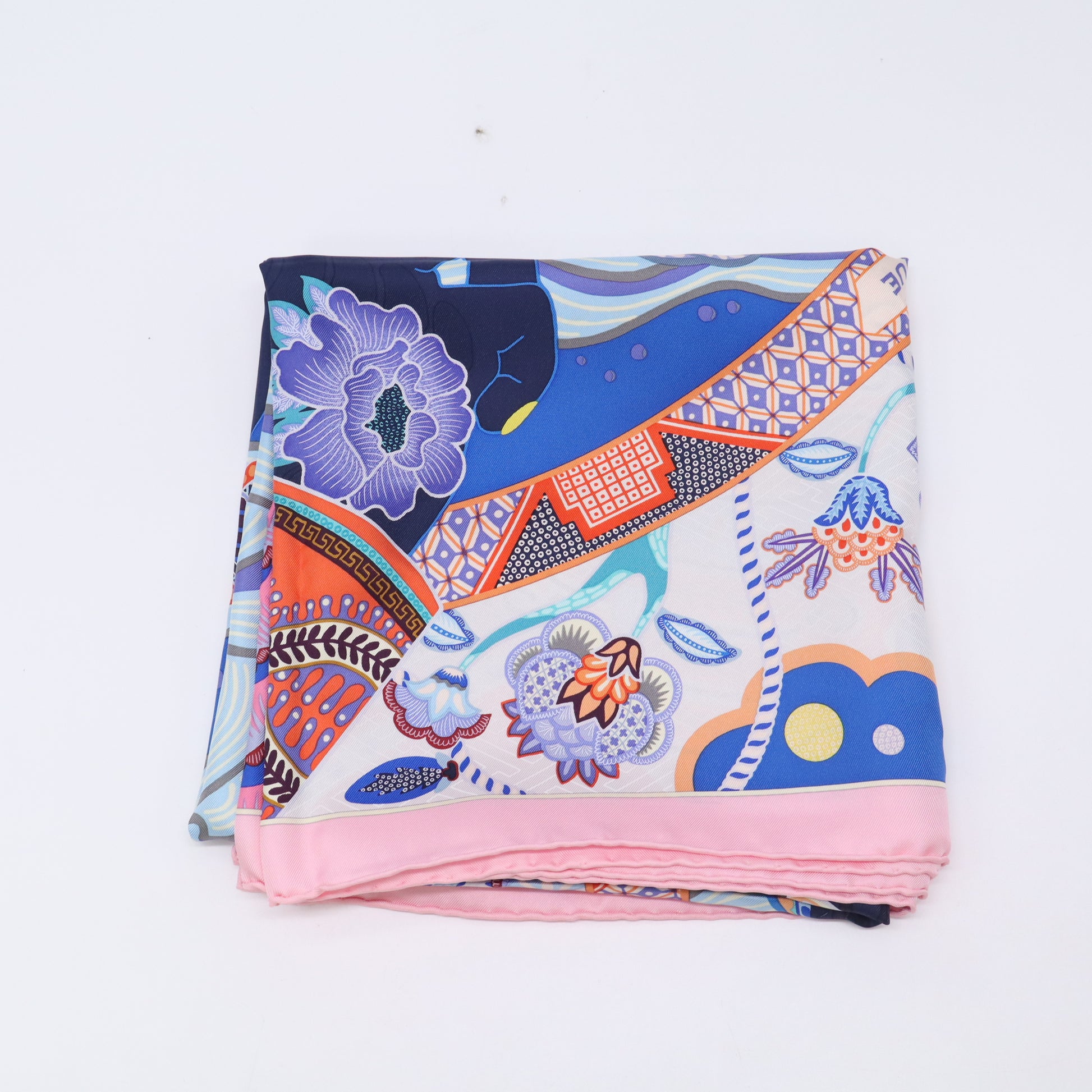 Hermes Silk Twill Scarf "Duo Cosmique" W23106