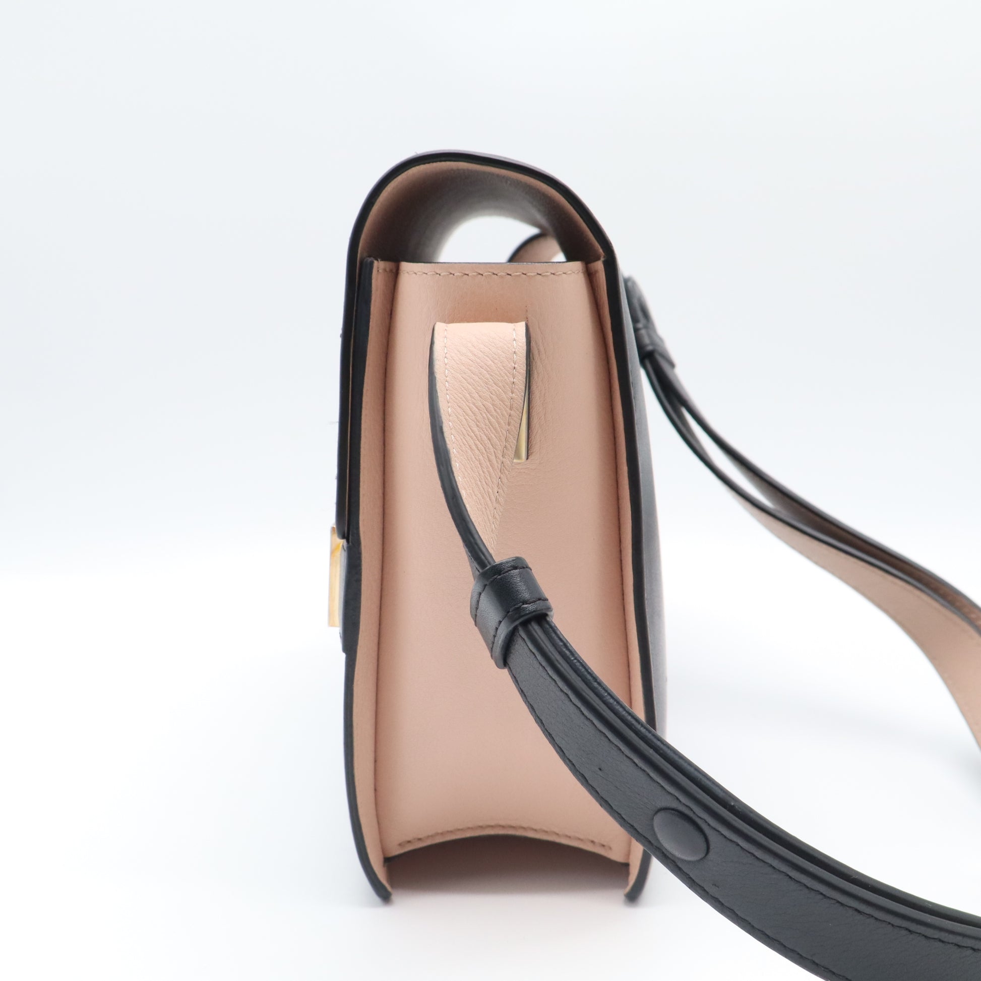 Patent Calfskin Suede PM Madame Shoulder Bag B21591