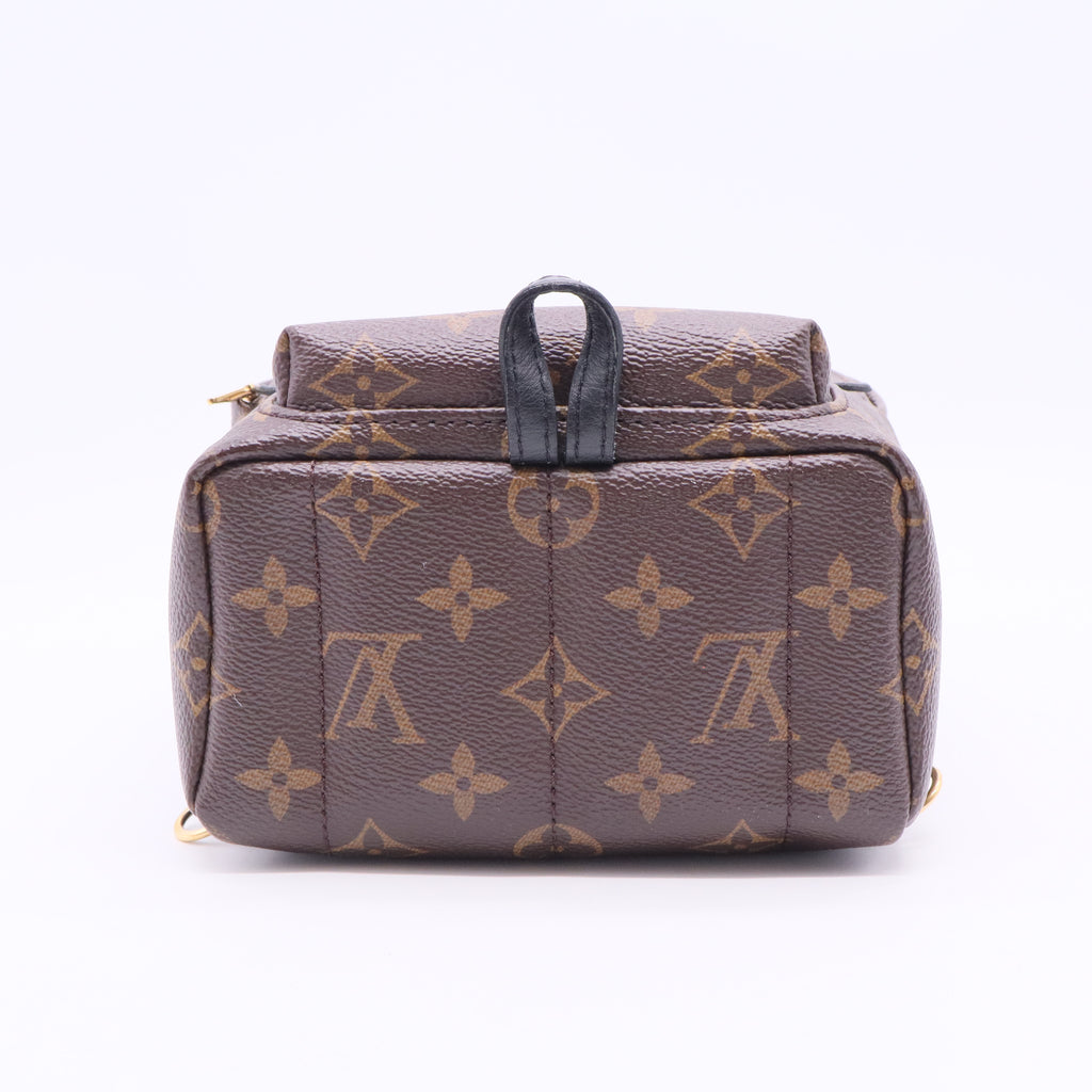 Palm Springs Backpack Monogram Canvas Mini Twins