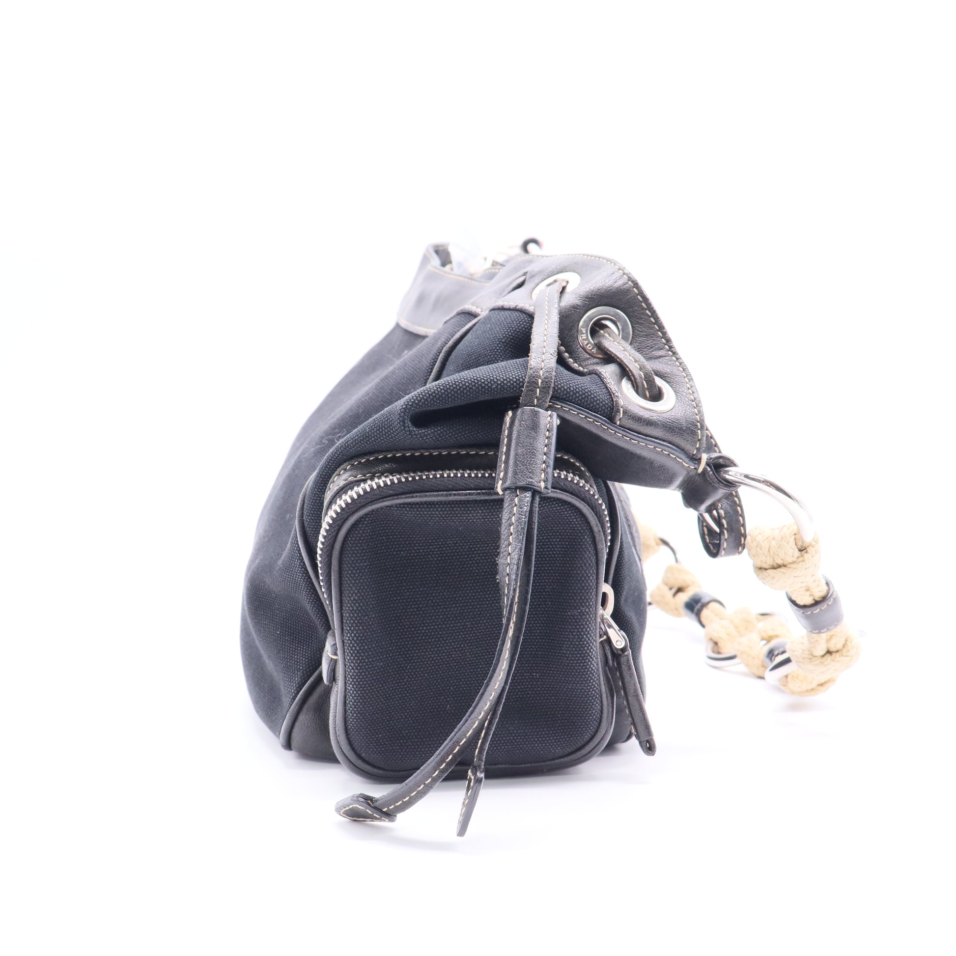 Prada City Calf Leather Shoulder Bag Twins LDJ2863