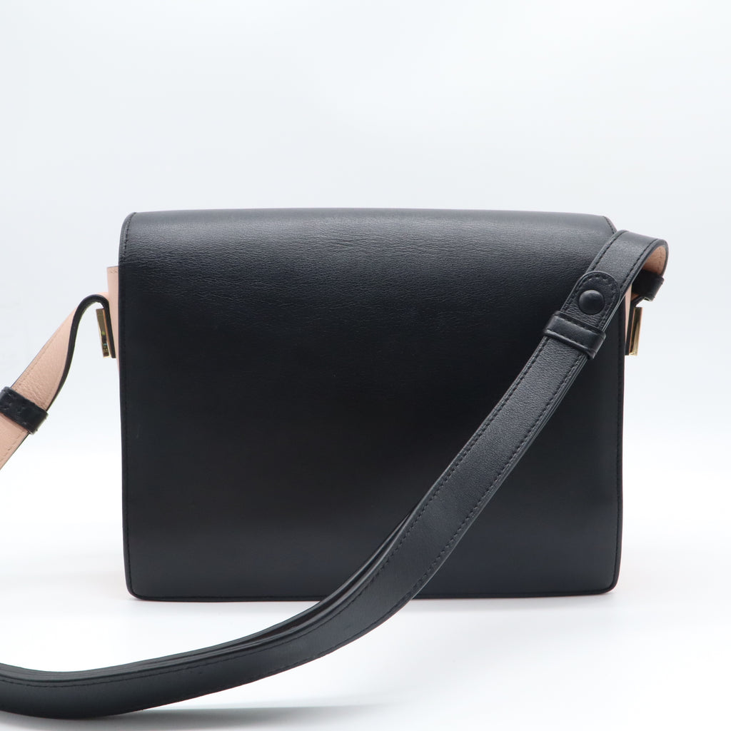 Patent Calfskin Suede PM Madame Shoulder Bag B21591