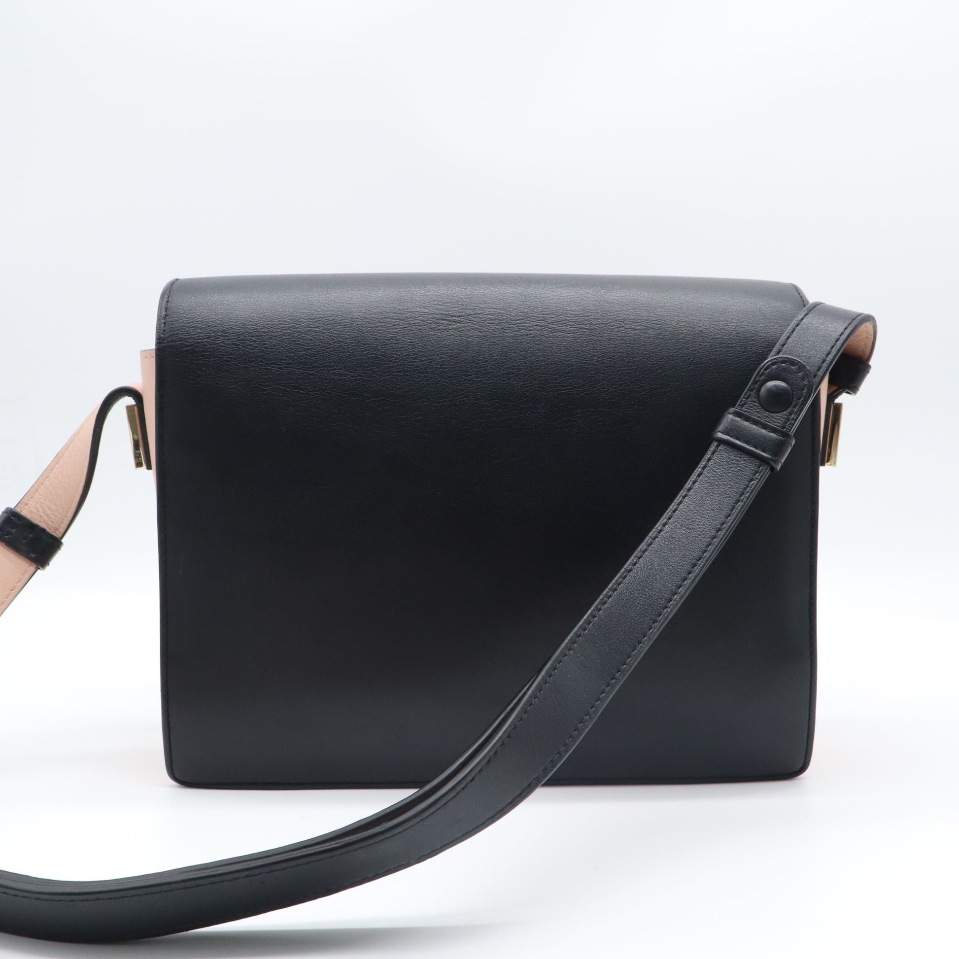 Patent Calfskin Suede PM Madame Shoulder Bag B21591