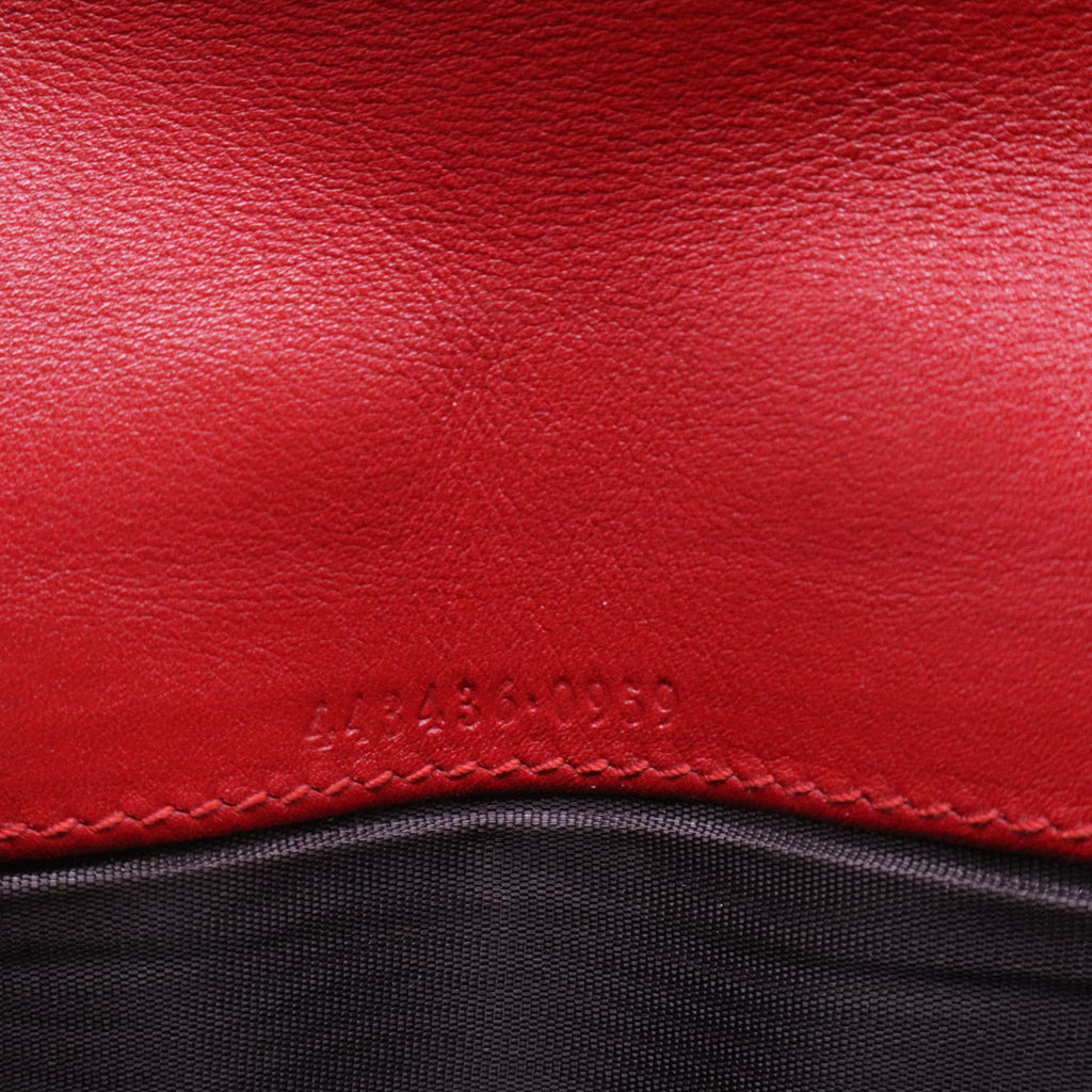 Leather Printed Continental Wallet