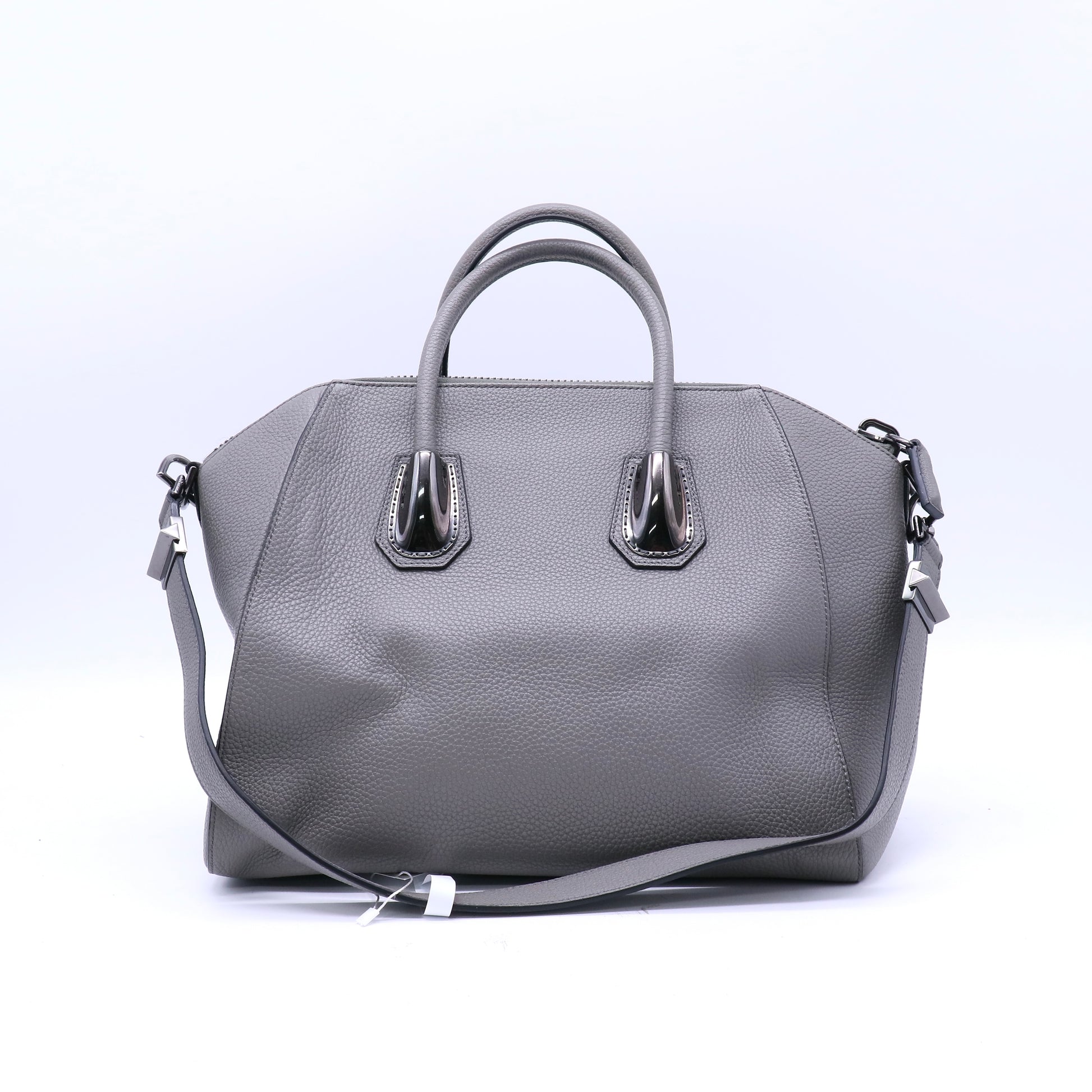 Antigona Bag Leather and Kenya Metal Small Twins B21268
