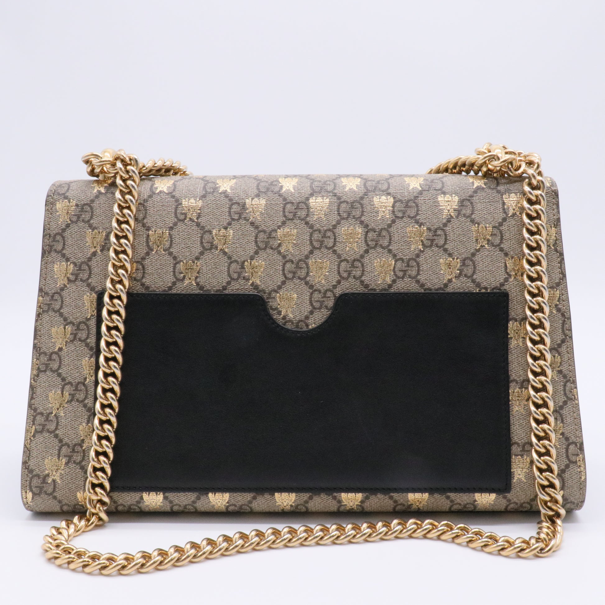 Padlock Shoulder Bag Printed GG Coated Canvas Medium