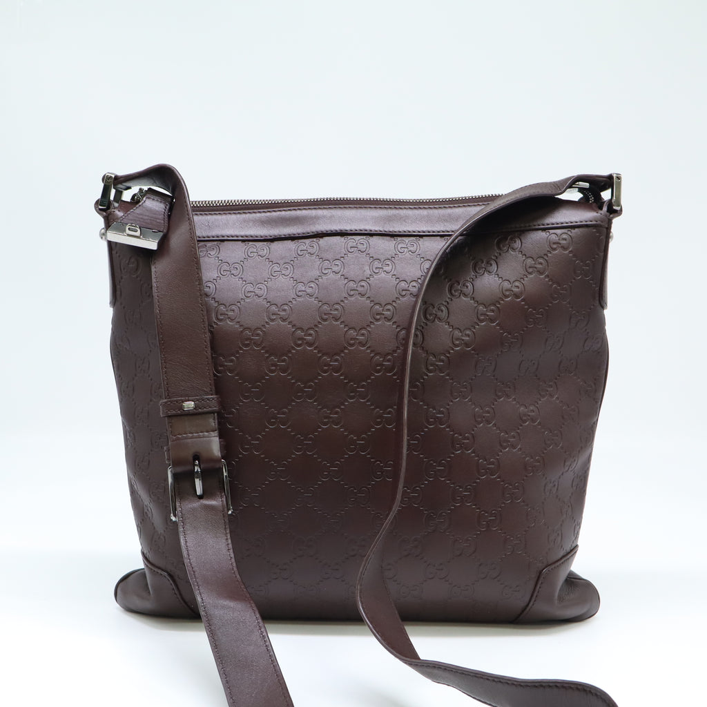 GUCCI GG Canvas Guccissima Shoulder Bag B21488
