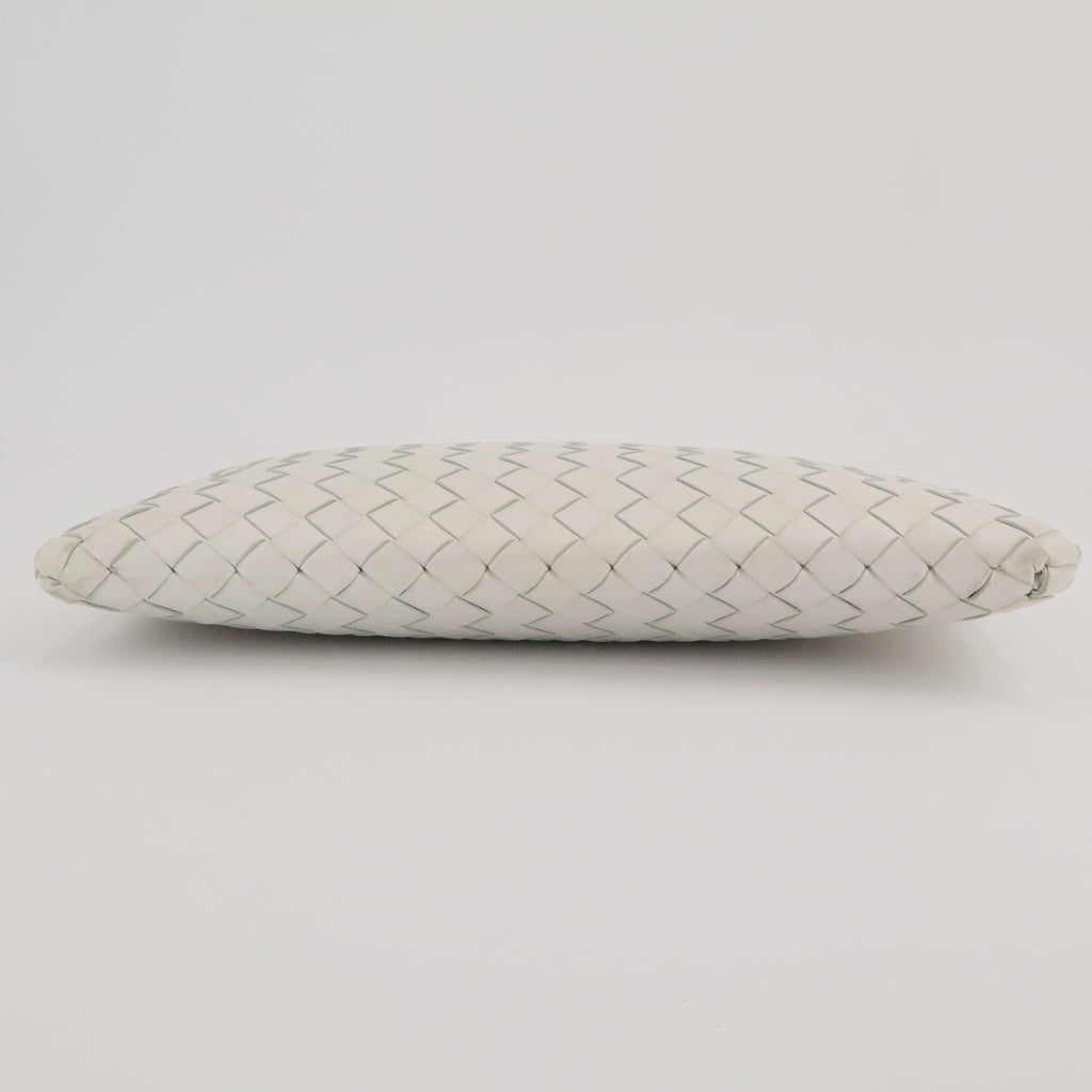 Intrecciato Woven Clutch twins