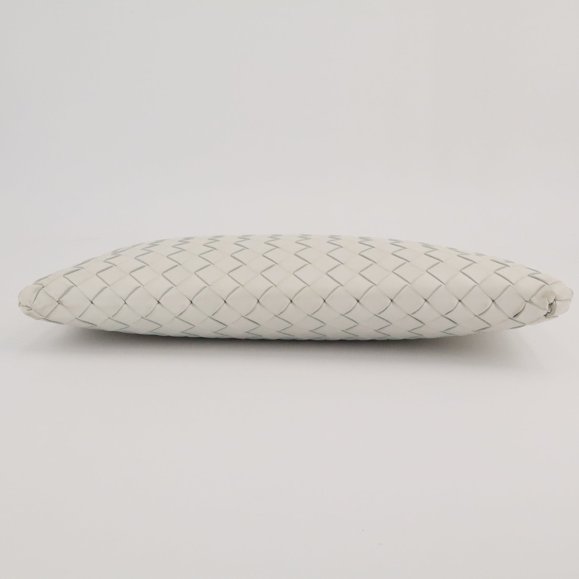 Intrecciato Woven Clutch twins