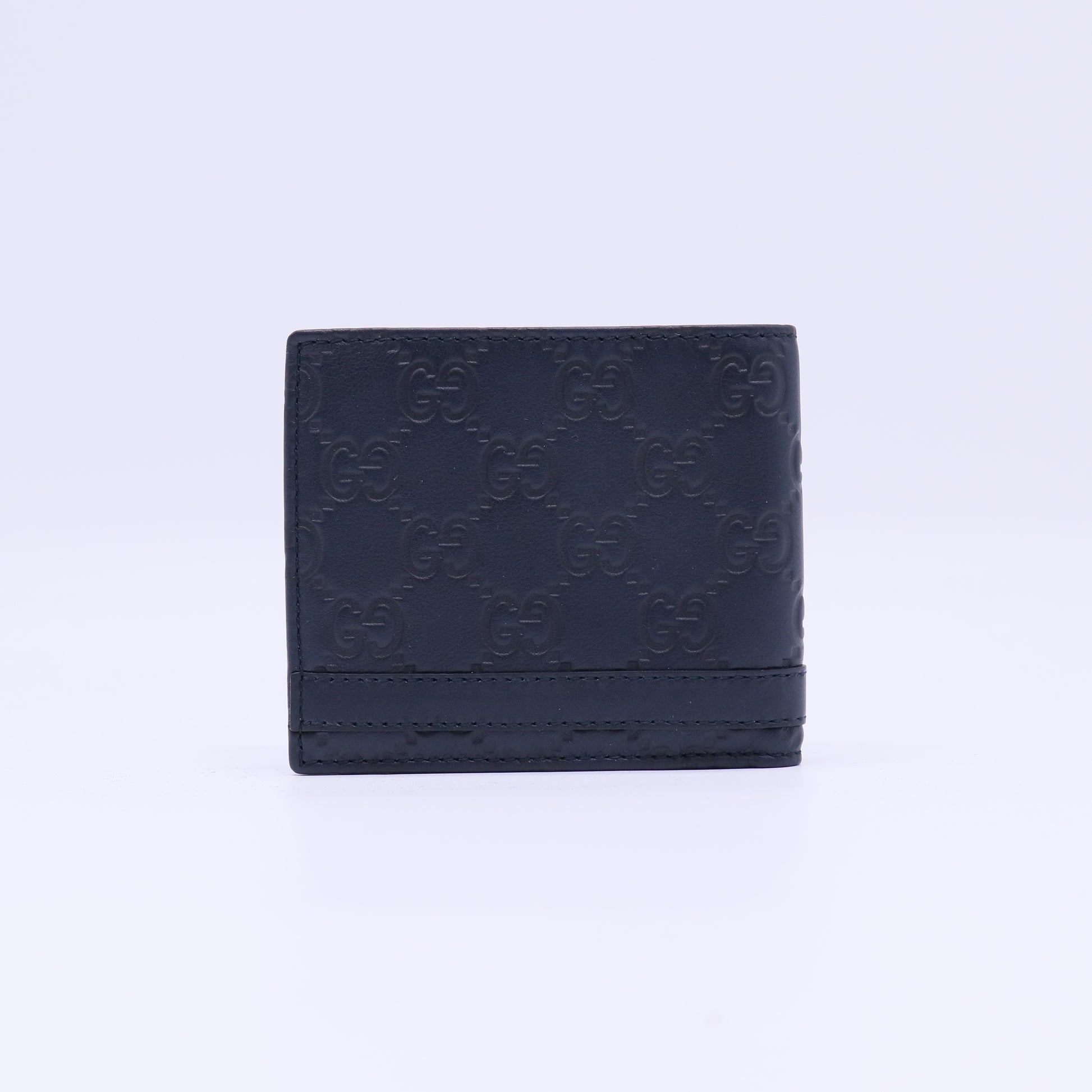 Gucci Guccissima Metal Bar Bi-Fold Wallet W21844