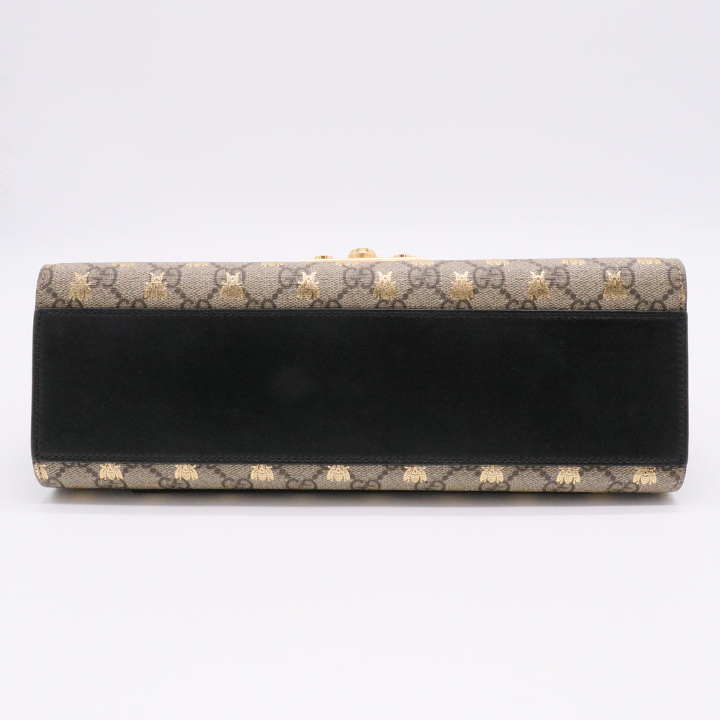 Padlock Shoulder Bag Printed GG Coated Canvas Medium