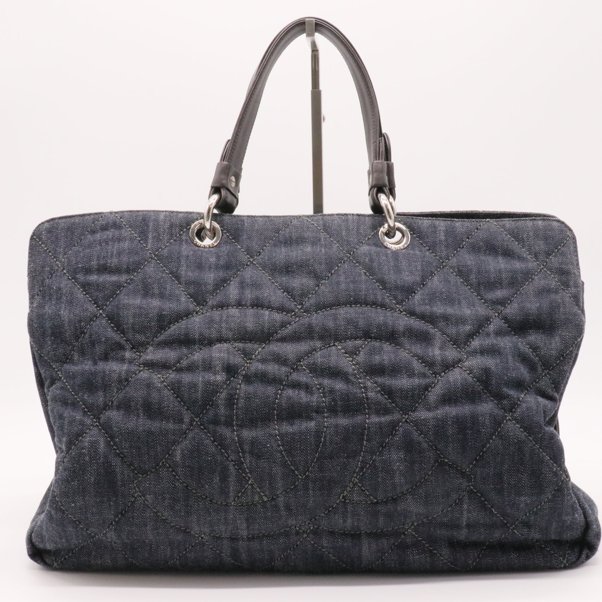 Timeless CC Soft Zip Tote Quilted Denim XL