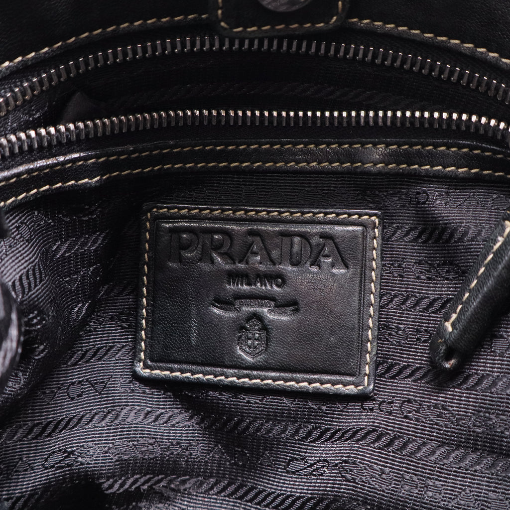 Prada City Calf Leather Shoulder Bag Twins LDJ2863