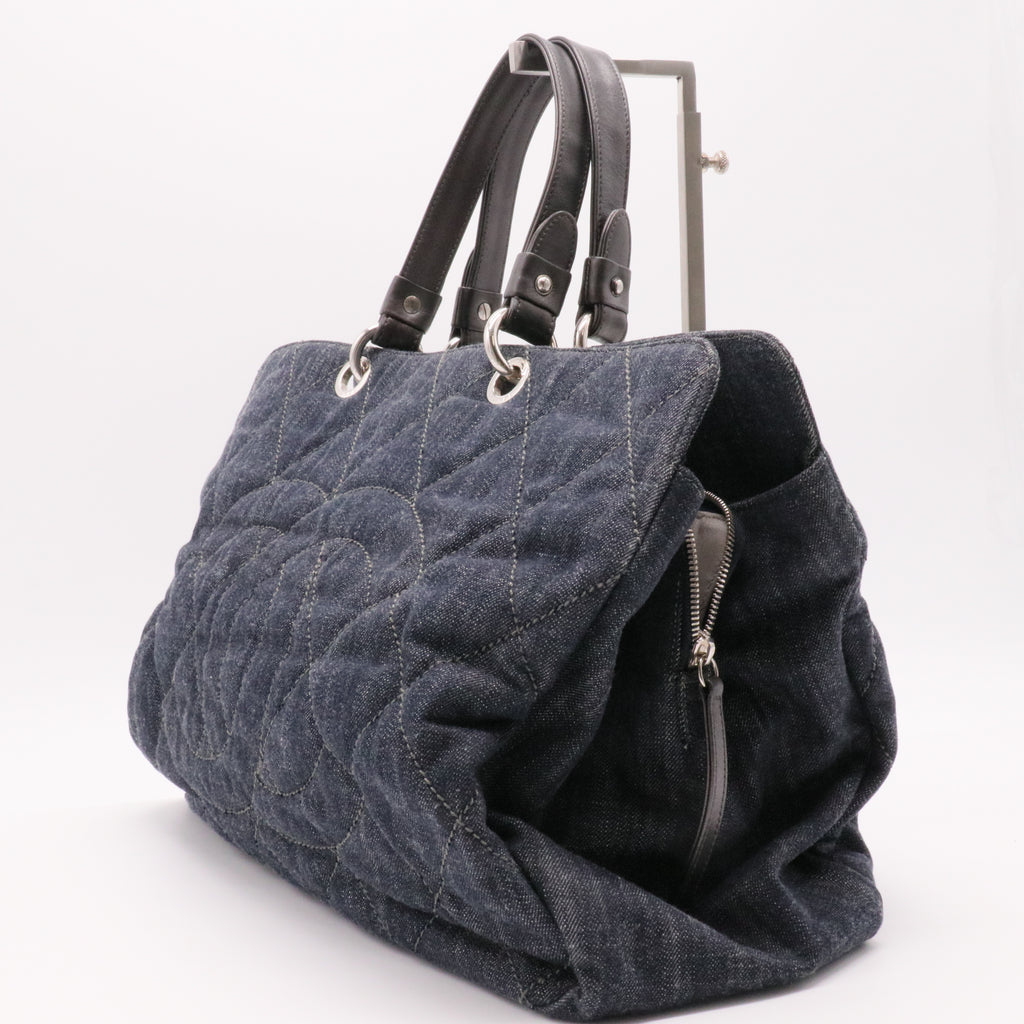 Timeless CC Soft Zip Tote Quilted Denim XL