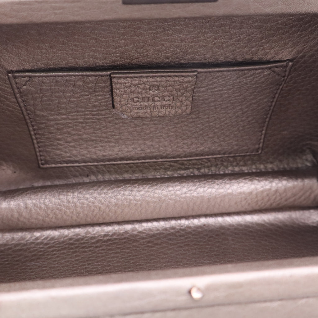 Gucci  Soho Chain Box Clutch twins