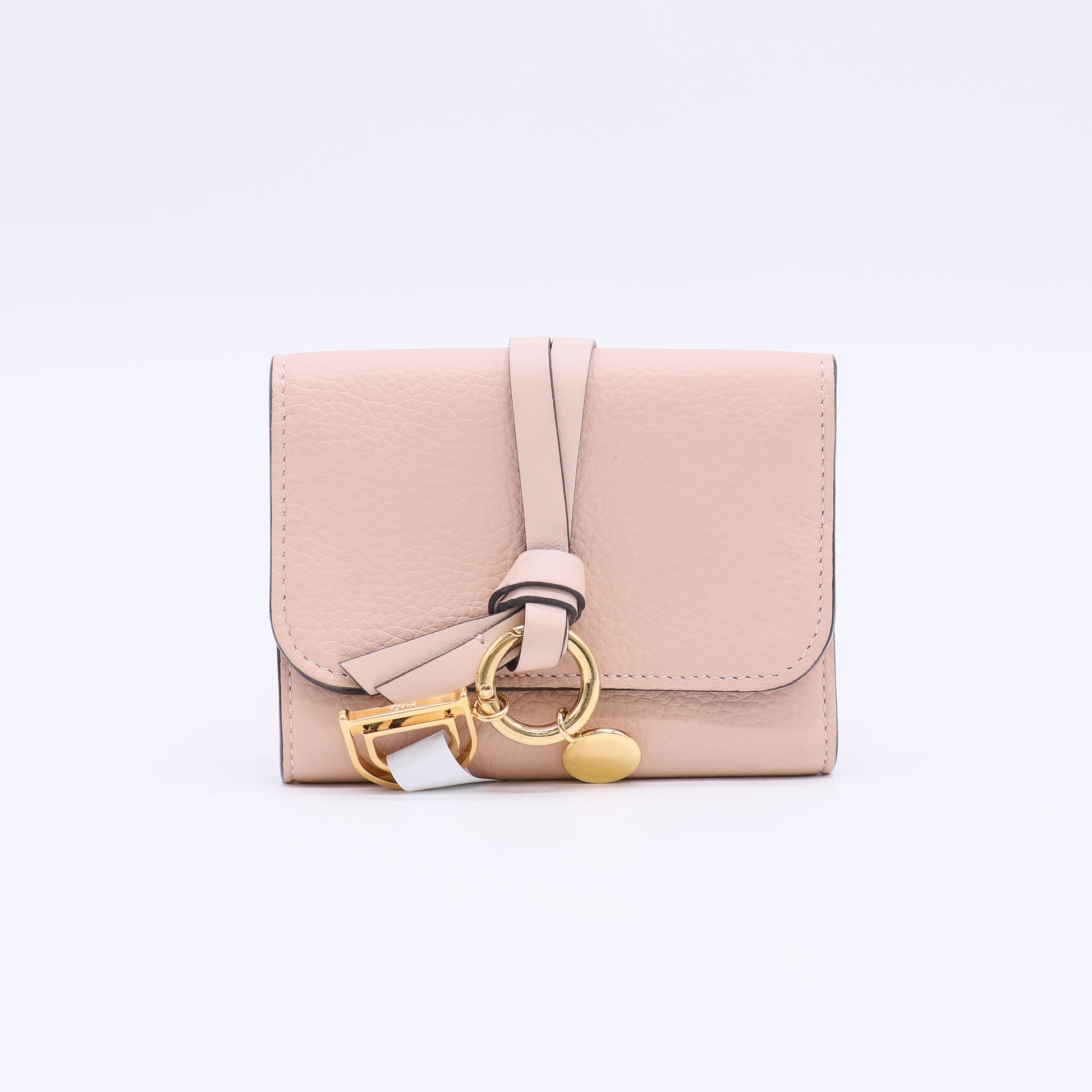 Chloe Small Alphabet tri-fold in grained leather W23087