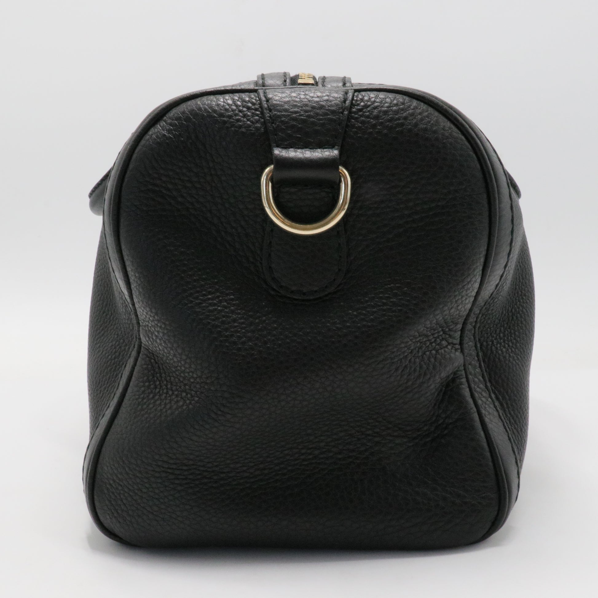 Vintage Web Boston Bag Leather Medium