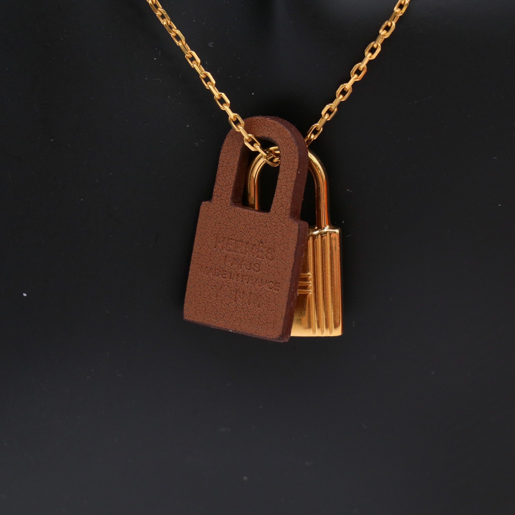 Hermes O'Kelly Pendant Necklace twins W22646