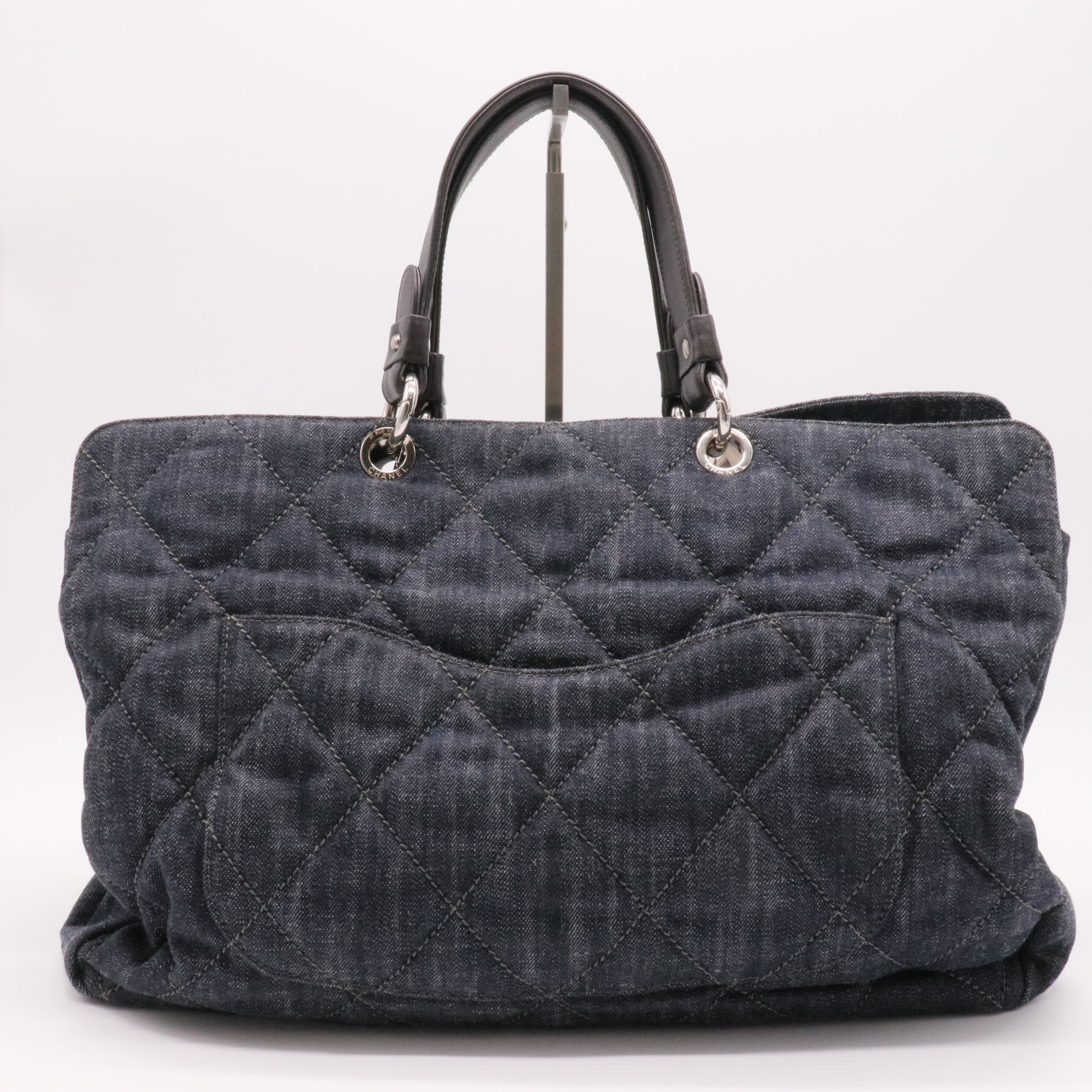 Timeless CC Soft Zip Tote Quilted Denim XL