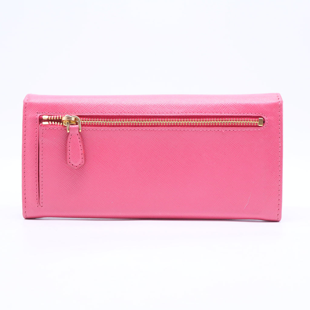 Saffiano Lux Leather Continental Wallet W20356
