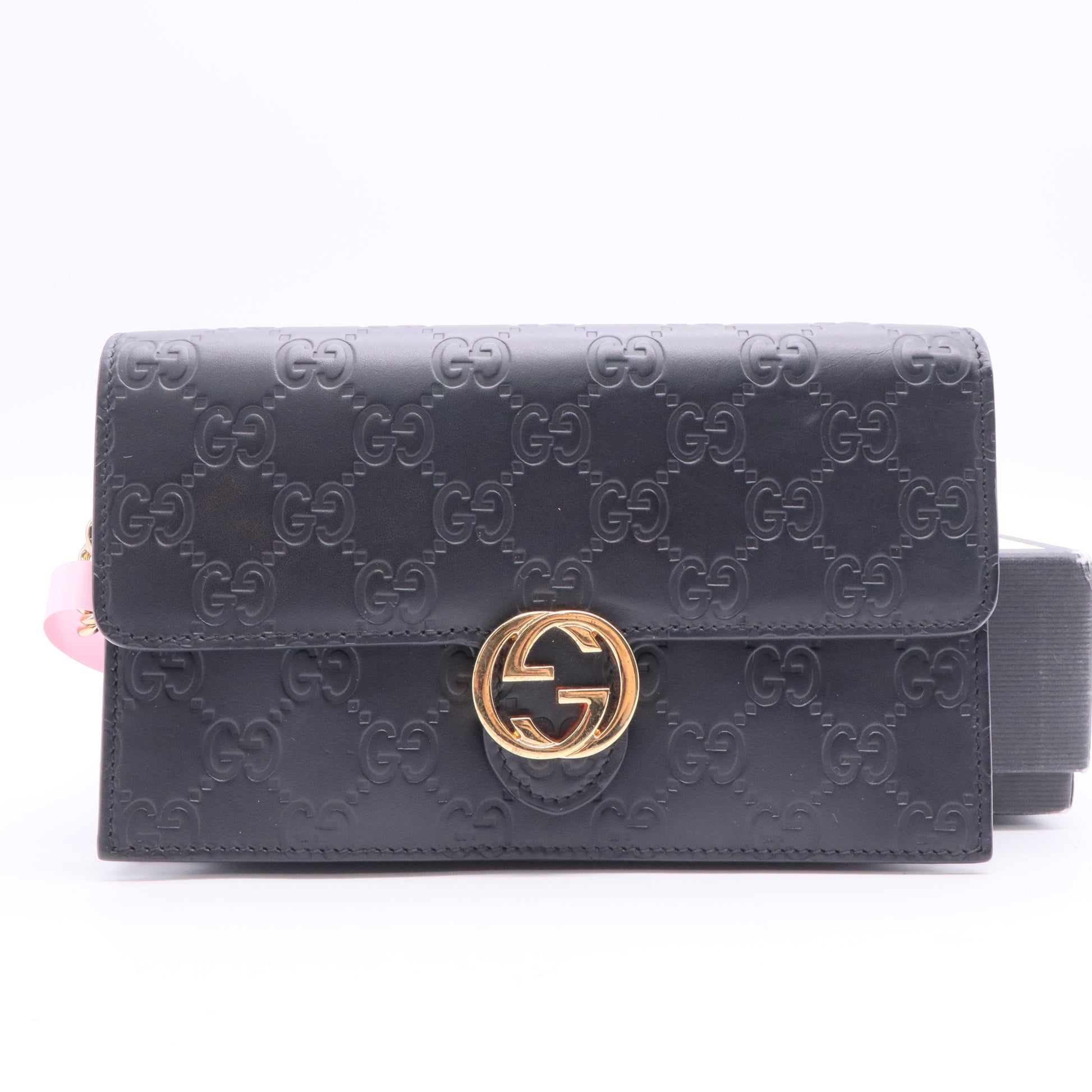 Gucci Icon Wallet on Chain Guccissima Leather Twins LDJ2864