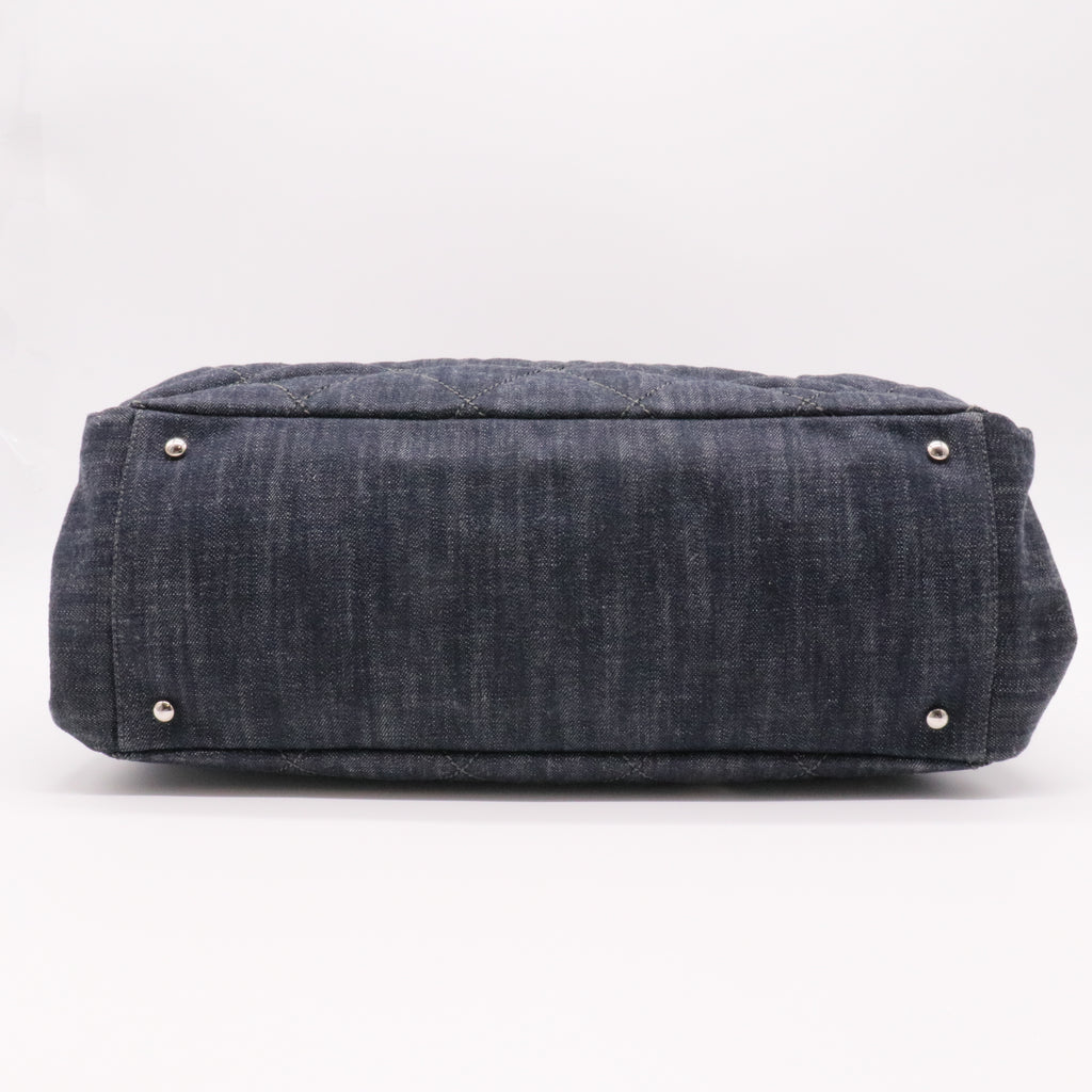 Timeless CC Soft Zip Tote Quilted Denim XL