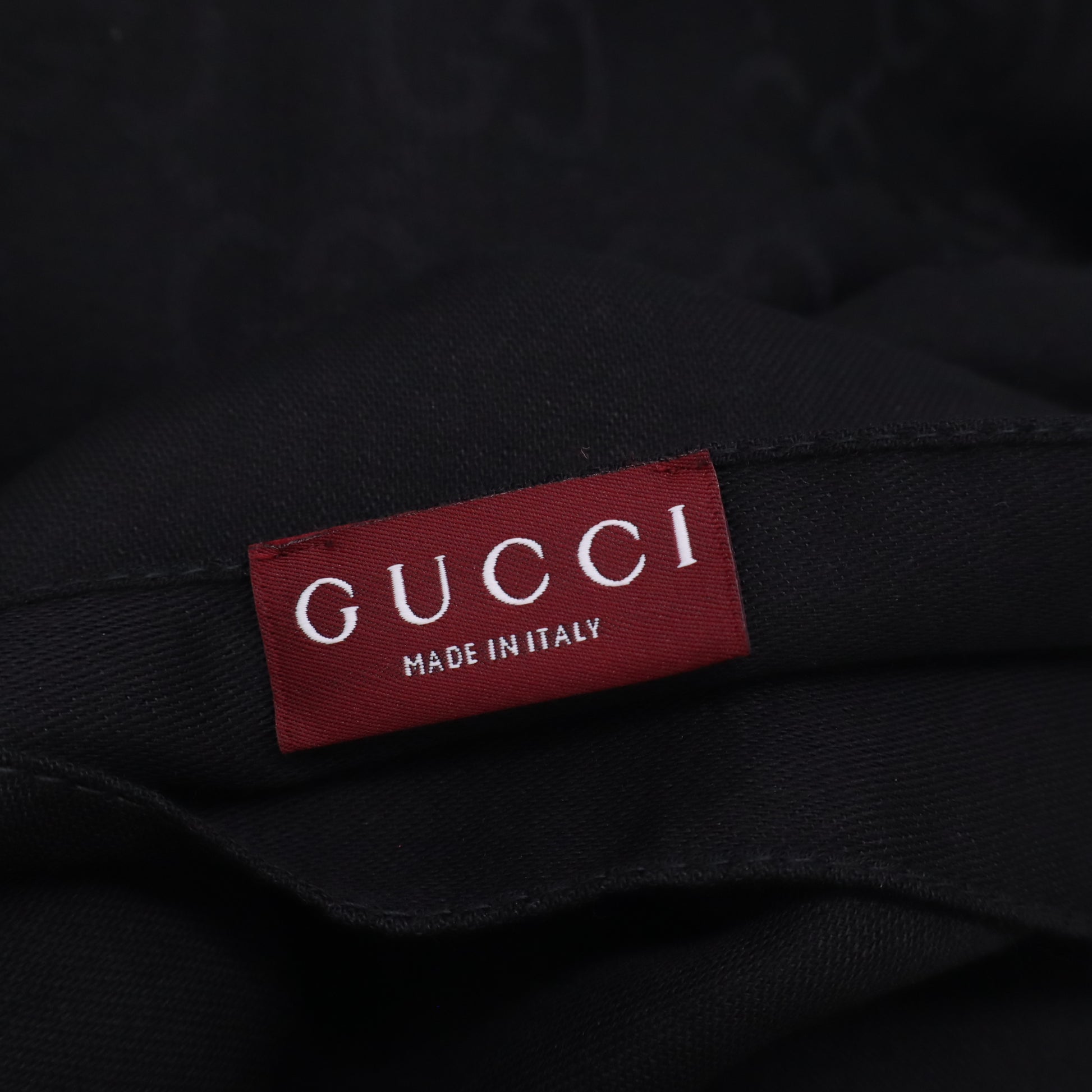 Gucci Black Multicolor Silk Modal Coco Captain Logo Square Scarf W23116