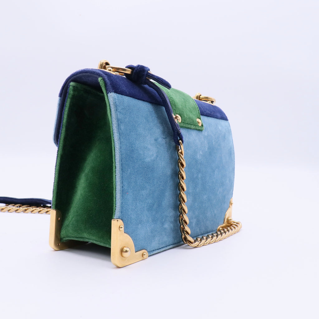 Animalier Cahier Crossbody Bag City Calf and Suede  B21441