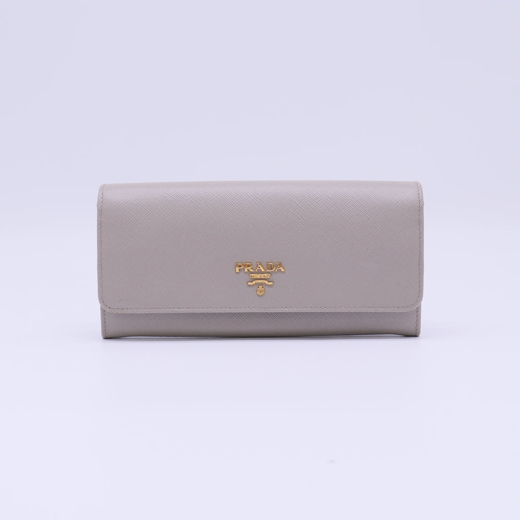 Saffiano Cuir Leather Continental Wallet W21846