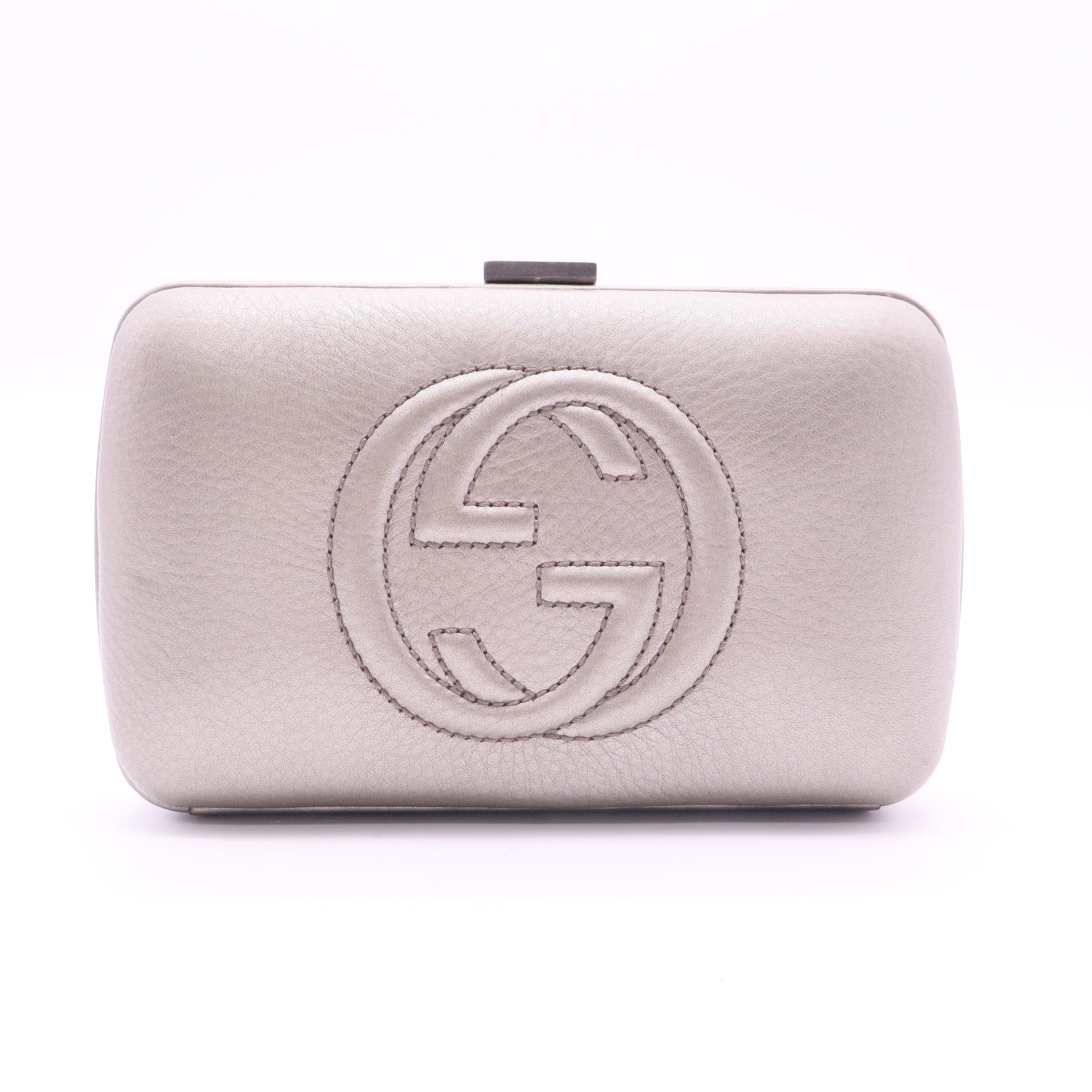 Gucci  Soho Chain Box Clutch twins