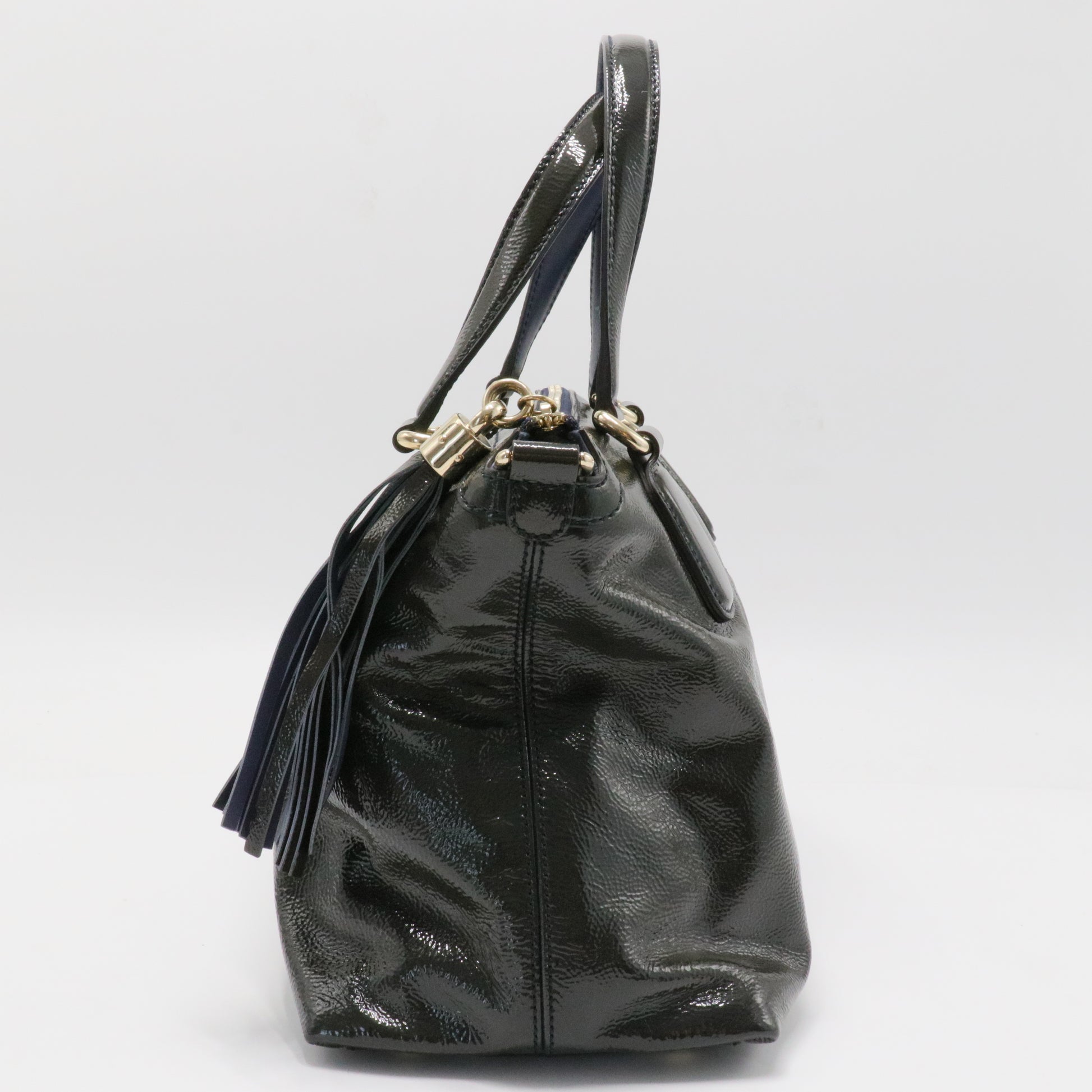 Gucci Soho Convertible Soft Top Handle Bag Patent
