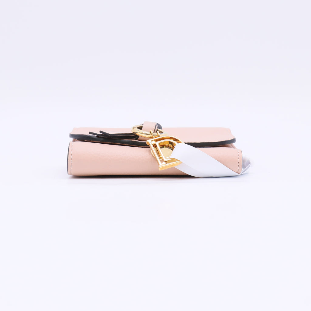 Chloe Small Alphabet tri-fold in grained leather W23087