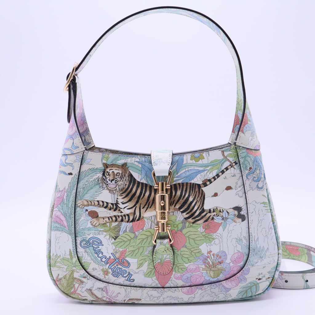 leu Petit Sac en Cuir de Veau Tigre Jackie 1961 Bandoulière