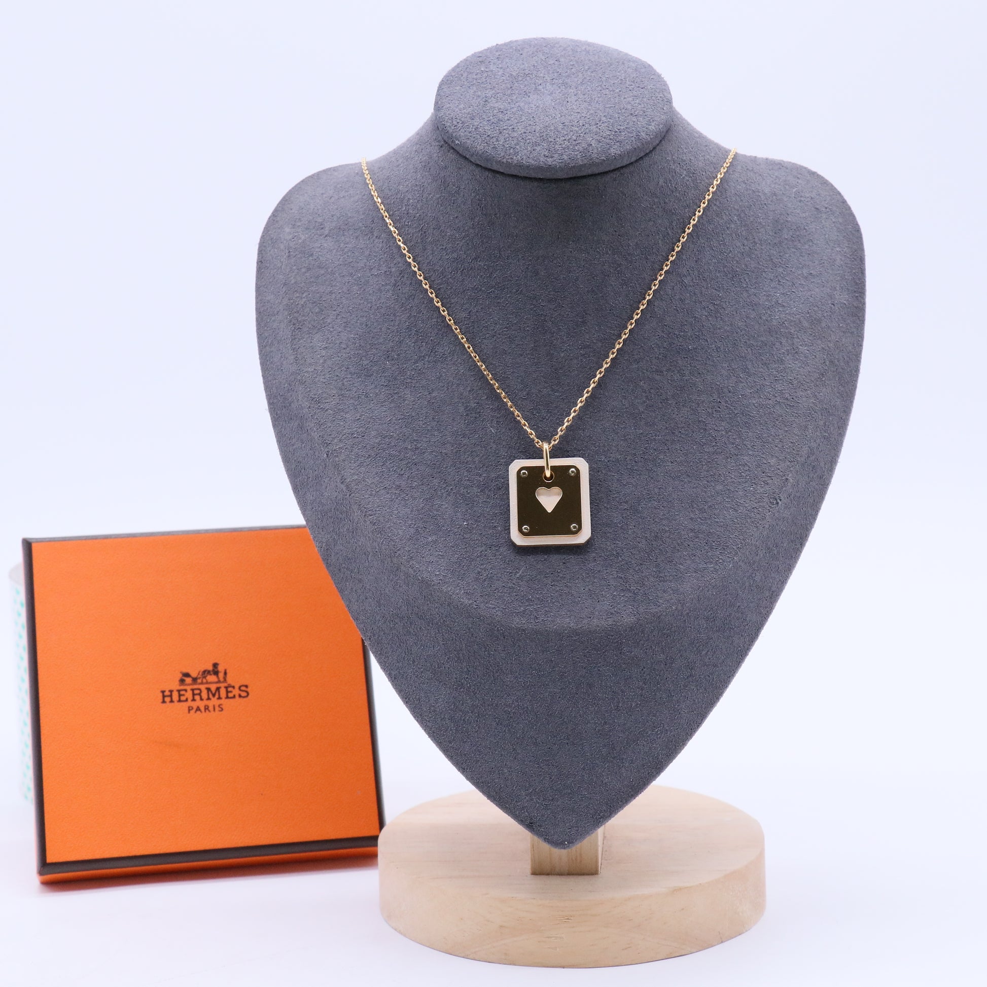 As de Coeur pink gold necklace W20377
