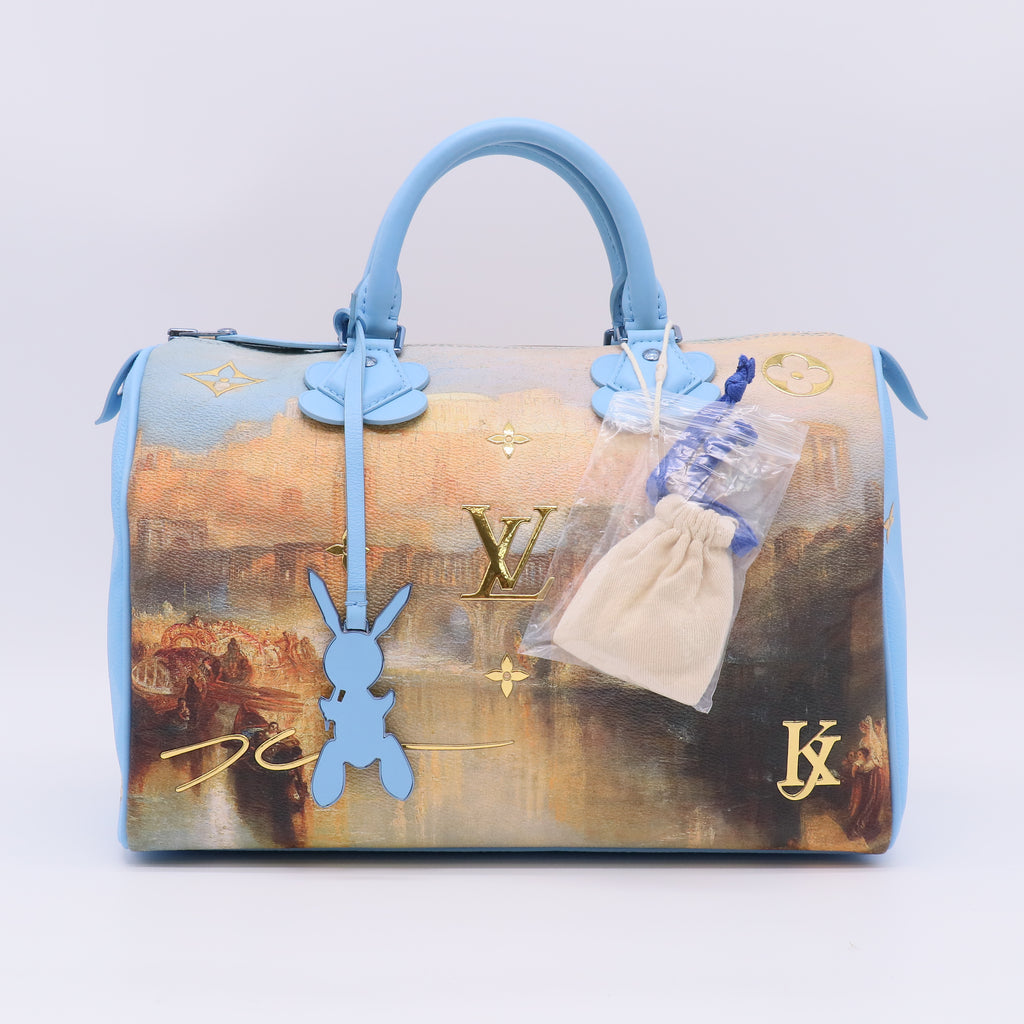 Louis Vuitton Limited Edition Jeff Koons Masters Turner Speedy 30 Bag twins B23345