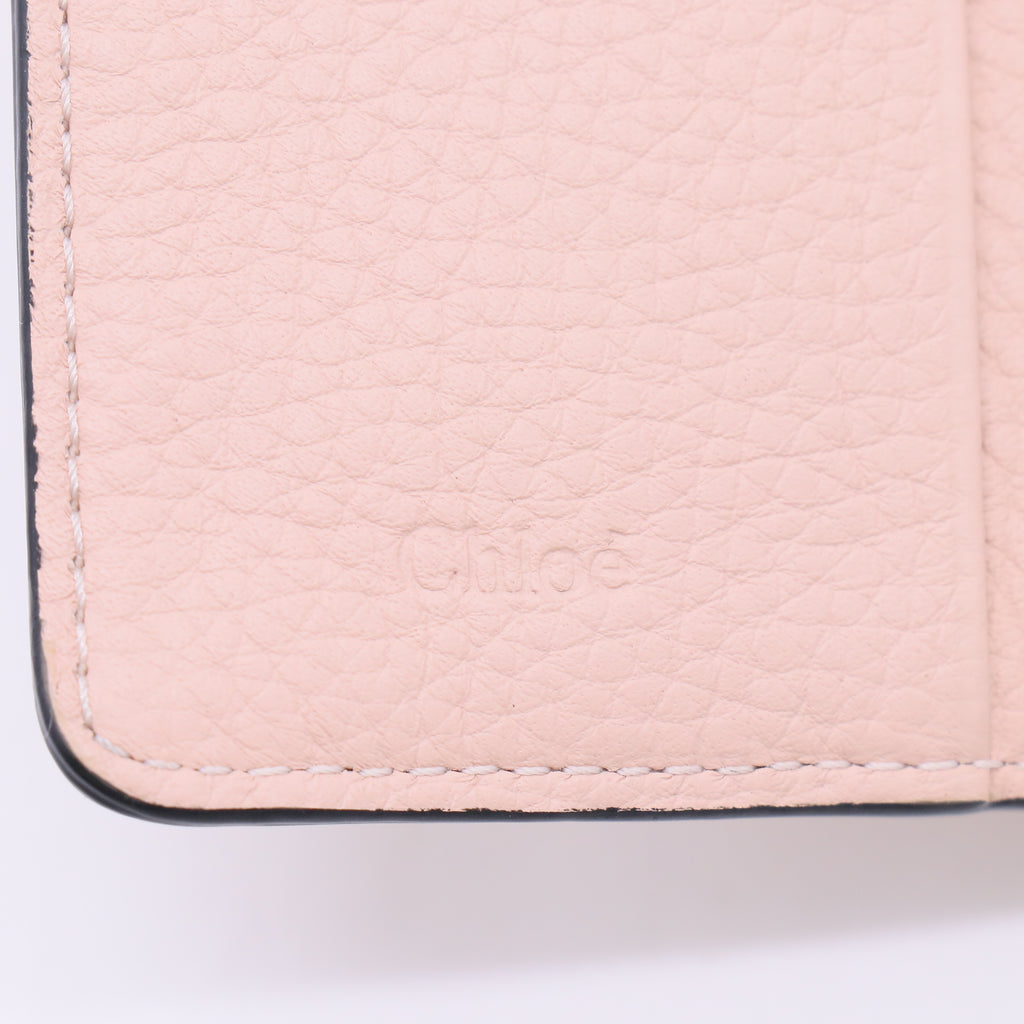 Chloe Small Alphabet tri-fold in grained leather W23087