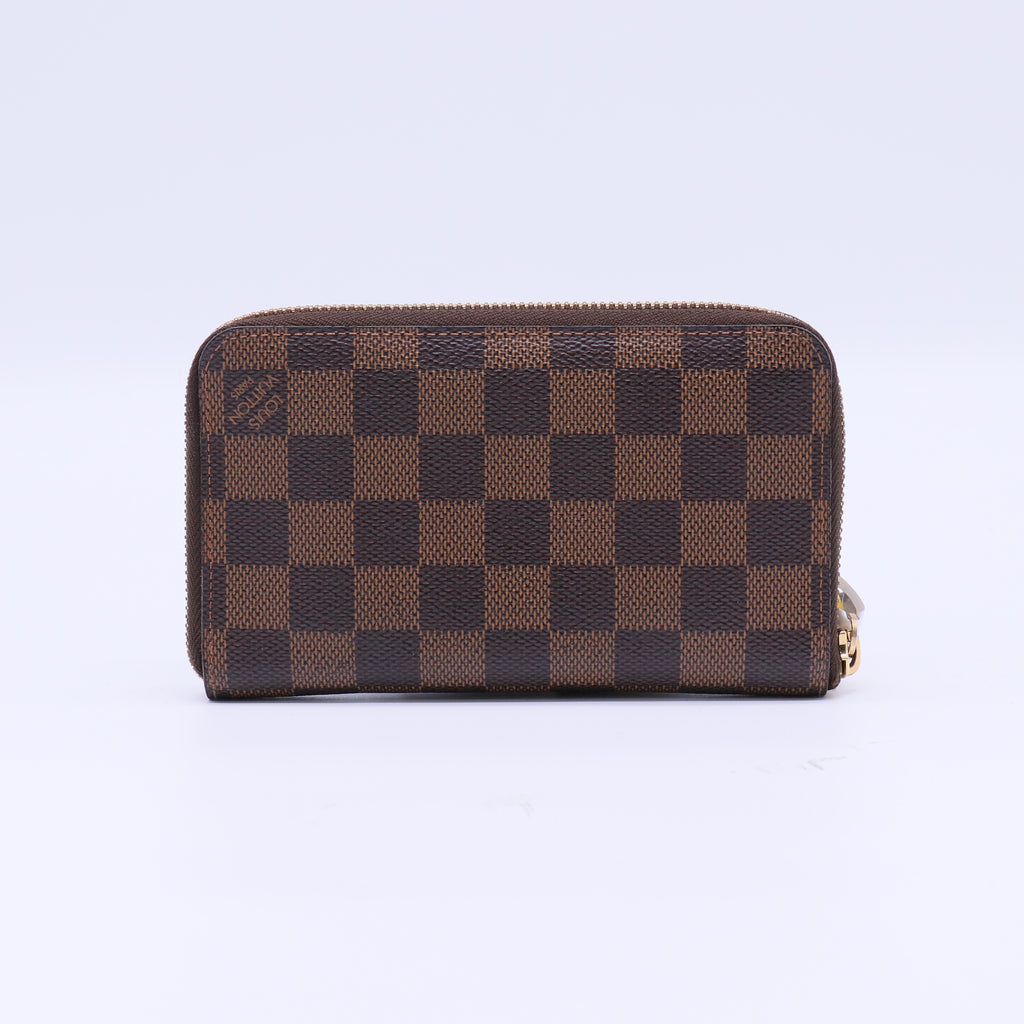 Louis Vuitton Zippy Wallet (Damier Ebene) twins W21631