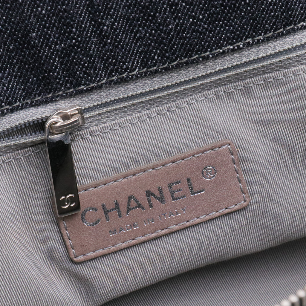 Timeless CC Soft Zip Tote Quilted Denim XL