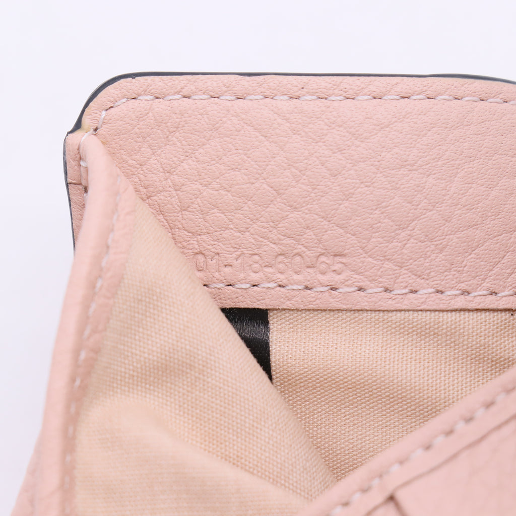 Chloe Small Alphabet tri-fold in grained leather W23087