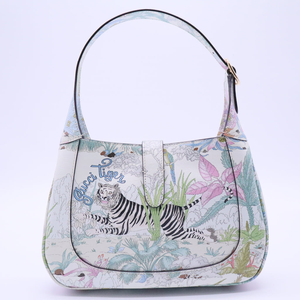 leu Petit Sac en Cuir de Veau Tigre Jackie 1961 Bandoulière