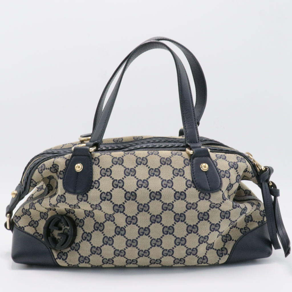 Brick Lane Original GG Canvas Boston Bag