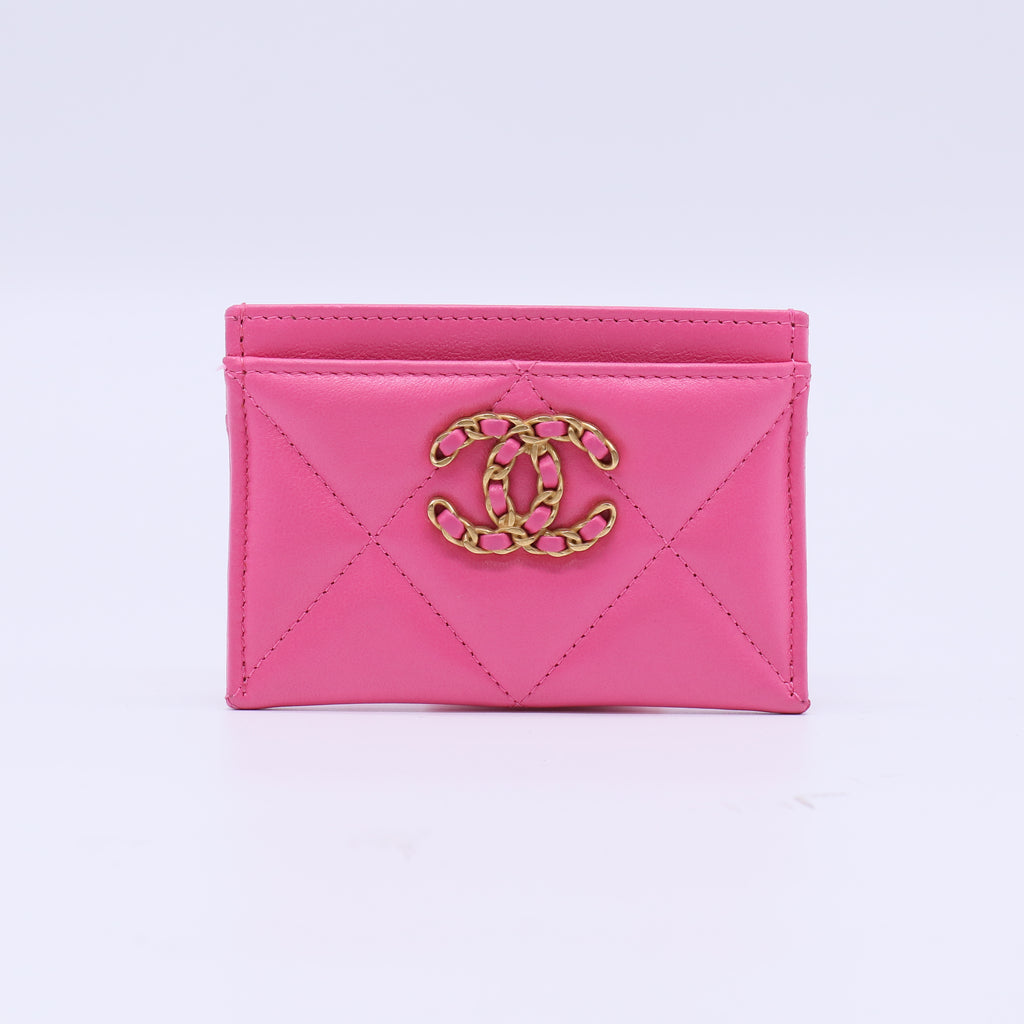 Chanel 19 Card Holder twins W21535