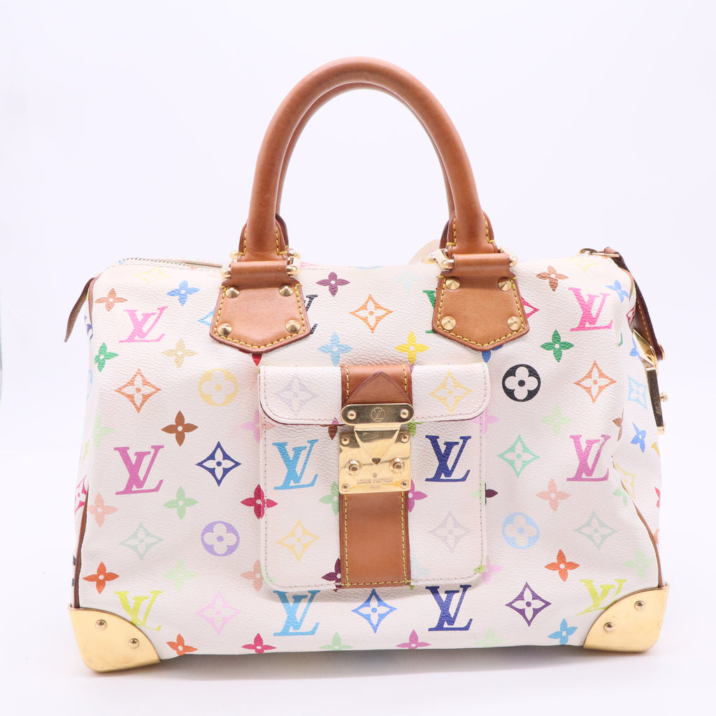 Speedy Handbag Monogram Multicolor 30 twins