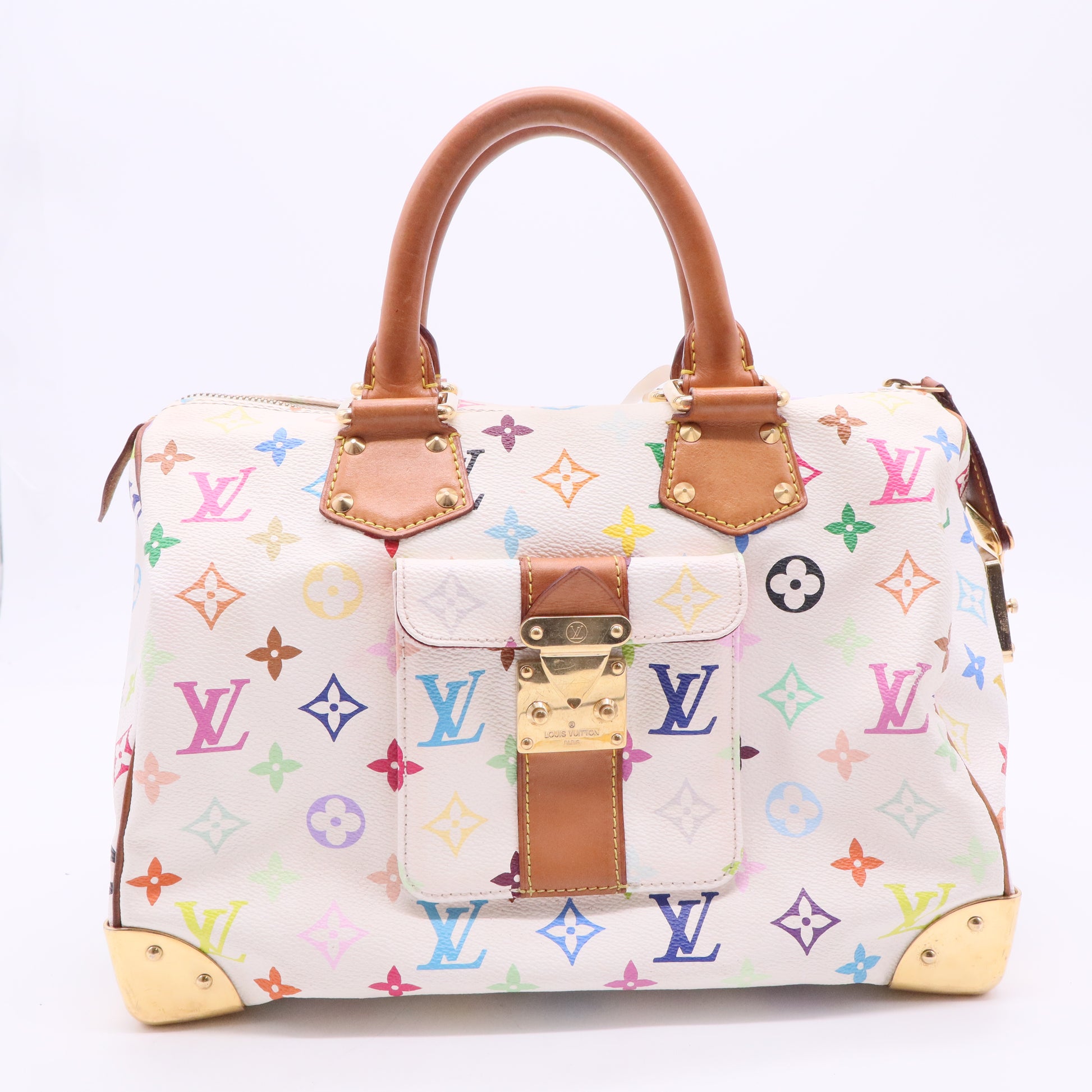 Speedy Handbag Monogram Multicolor 30 twins