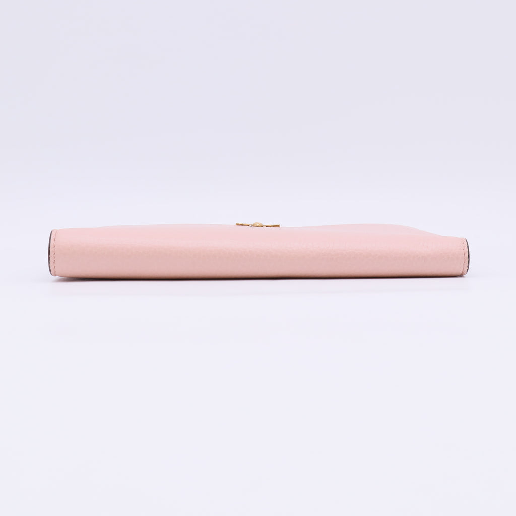Gucci Light Pink Leather Wallet W23086