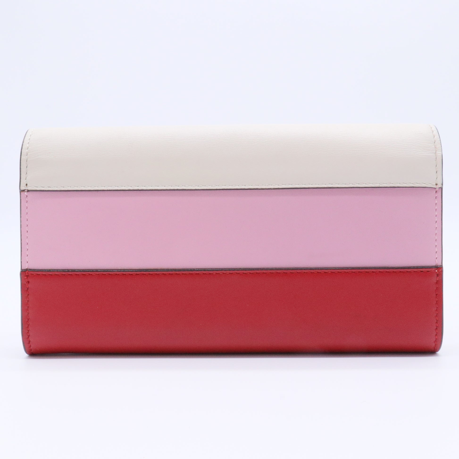 Multicolor Leather Web Queen Margaret Wallet on Chain (WOC) Mini